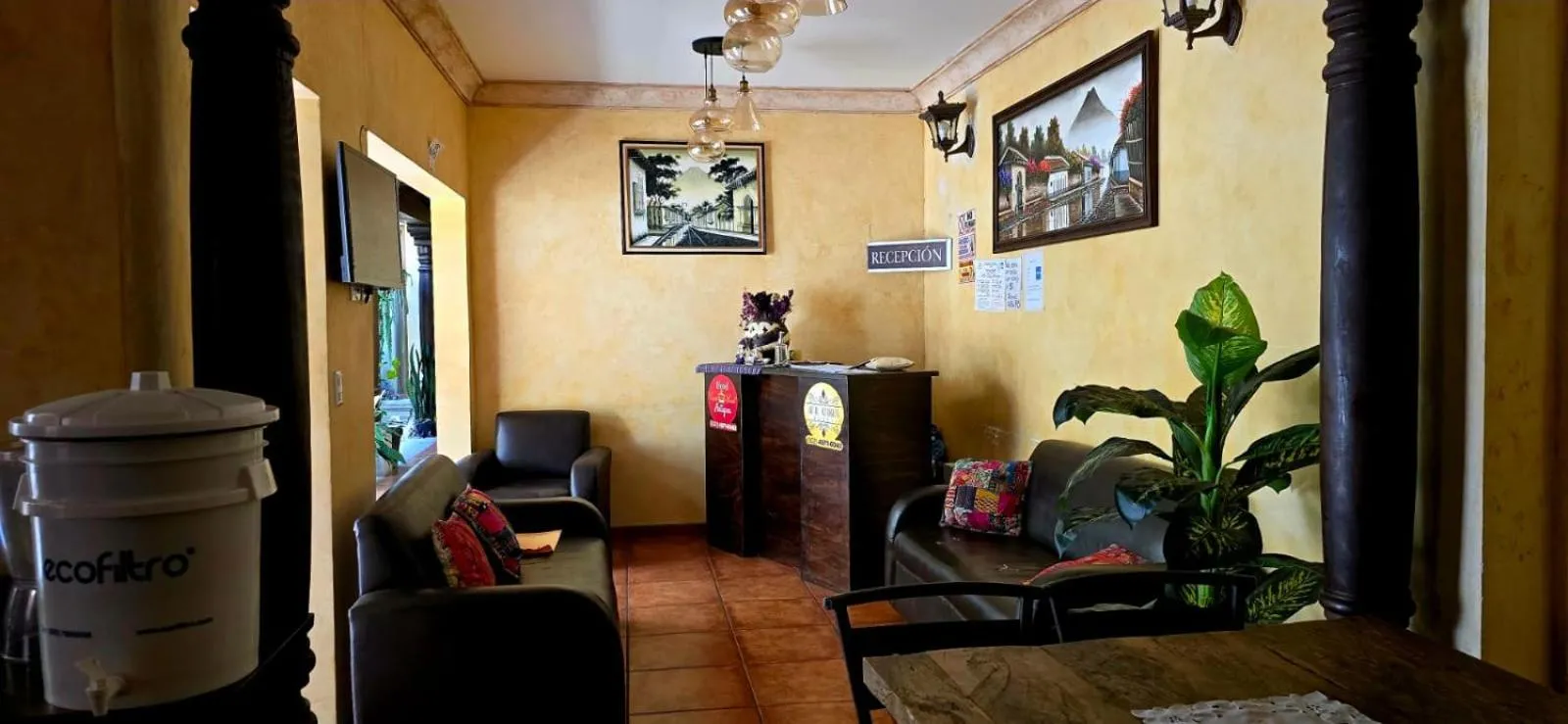 Lobby or reception in Hotel Real Antigua