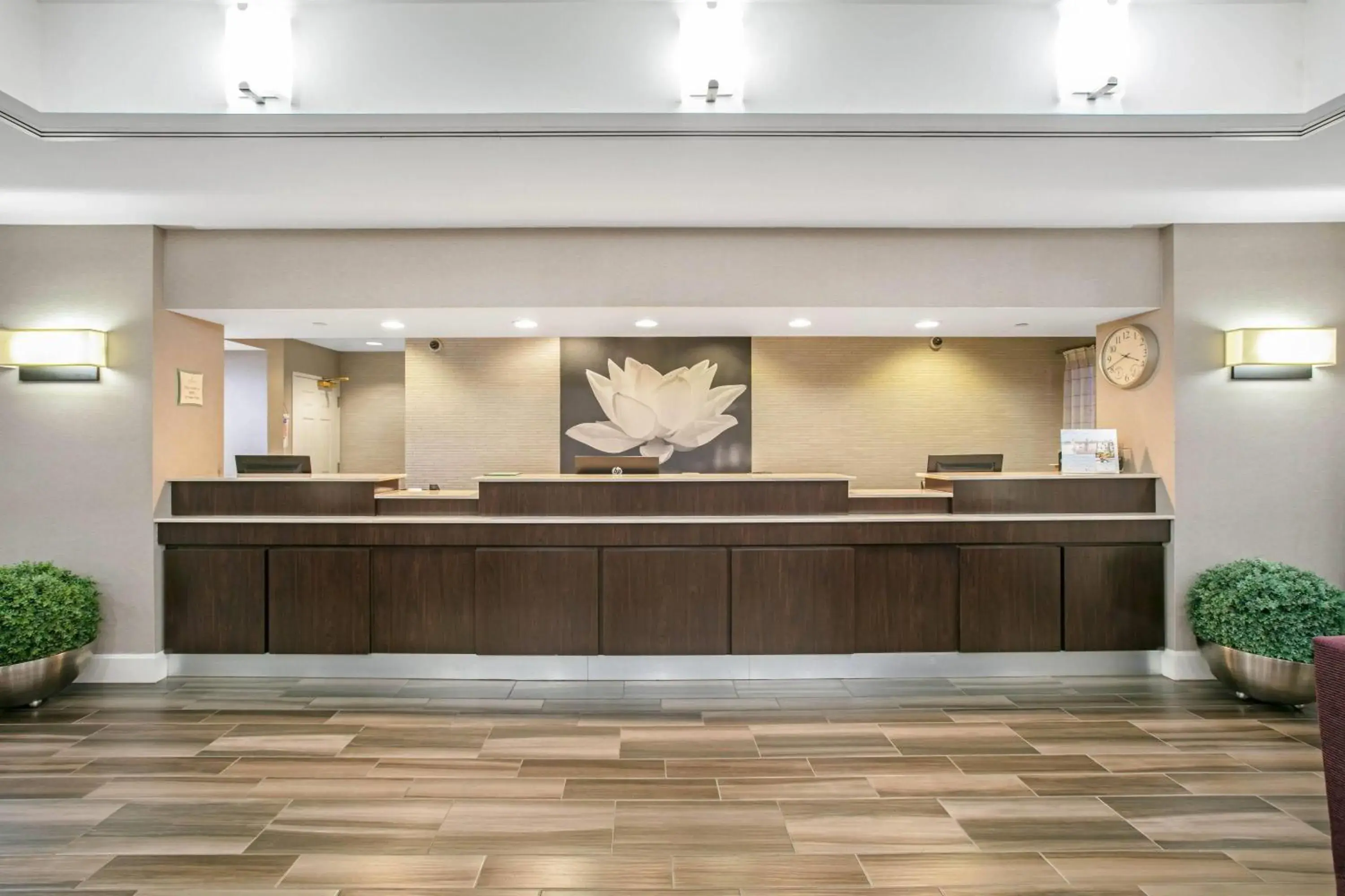 Lobby or reception in La Quinta by Wyndham DFW Airport South / Irving Lobby or reception in La Quinta by Wyndham DFW Airport South / Irving