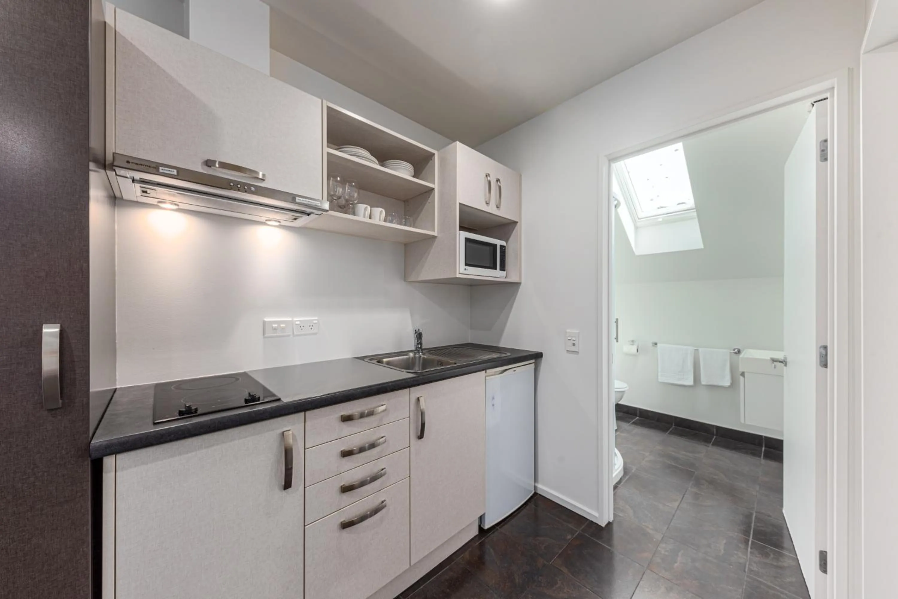 Kitchen or kitchenette in 315 Motel Riccarton