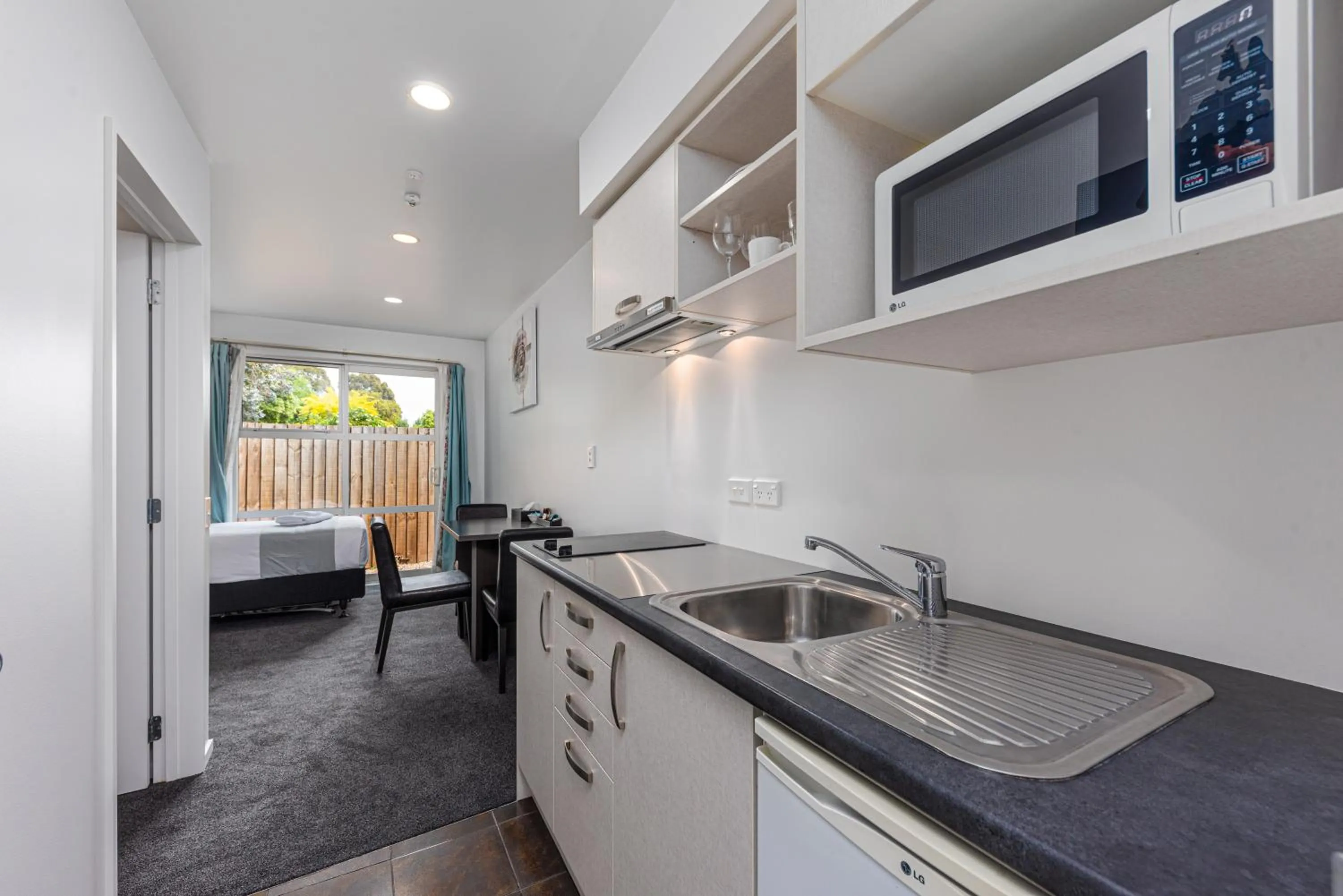 Kitchen or kitchenette in 315 Motel Riccarton