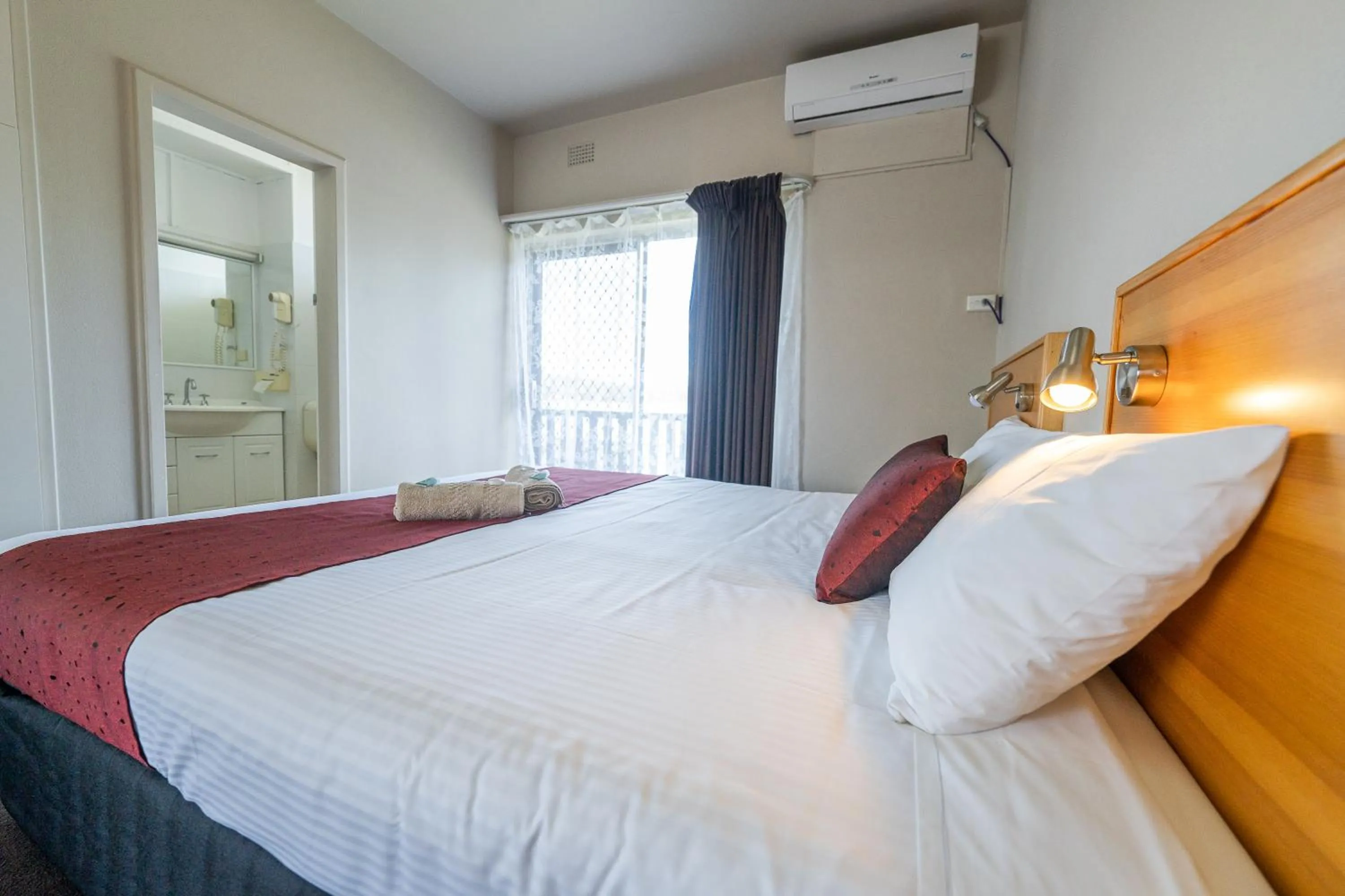 Bed in Halfway Motel