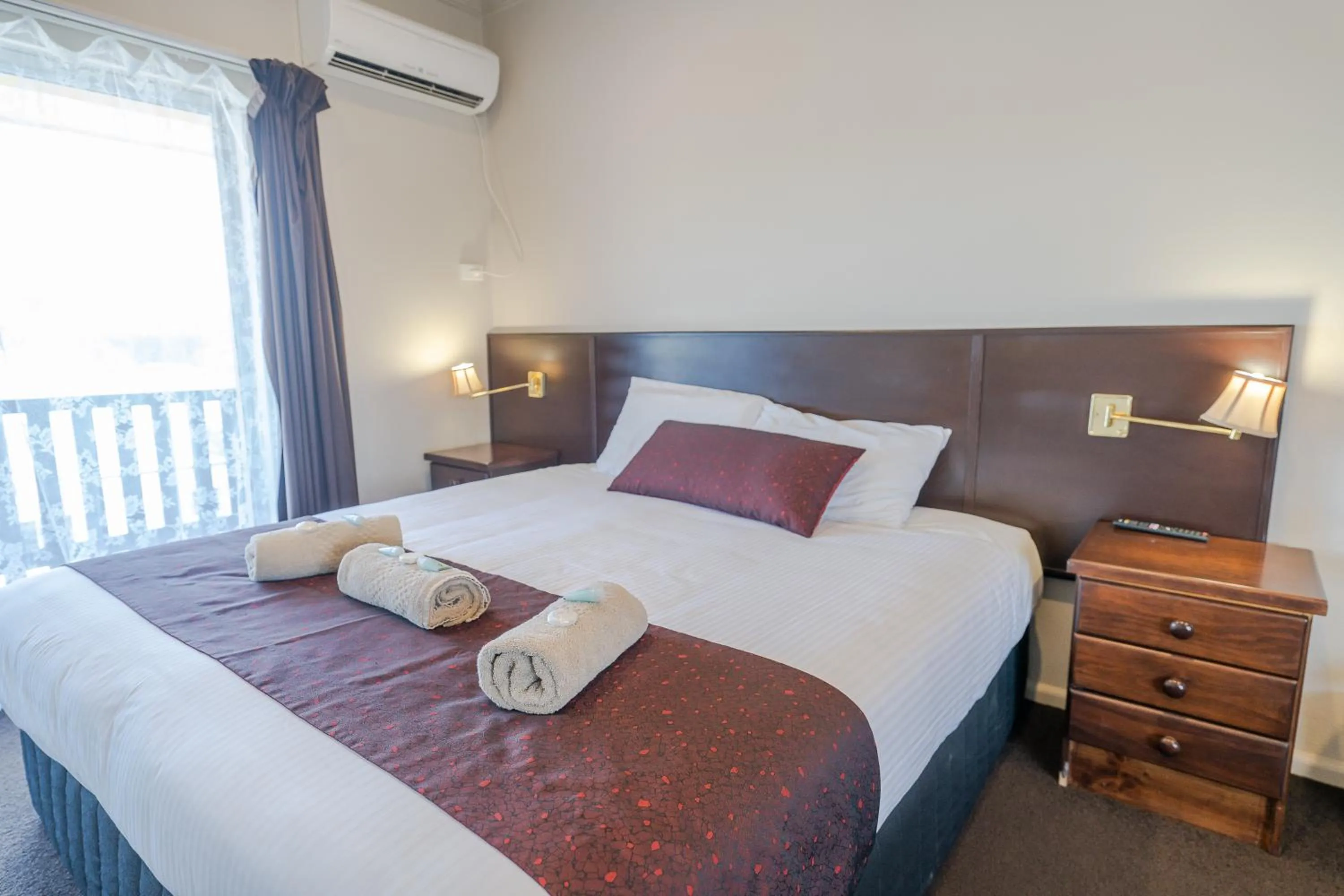 Bed in Halfway Motel