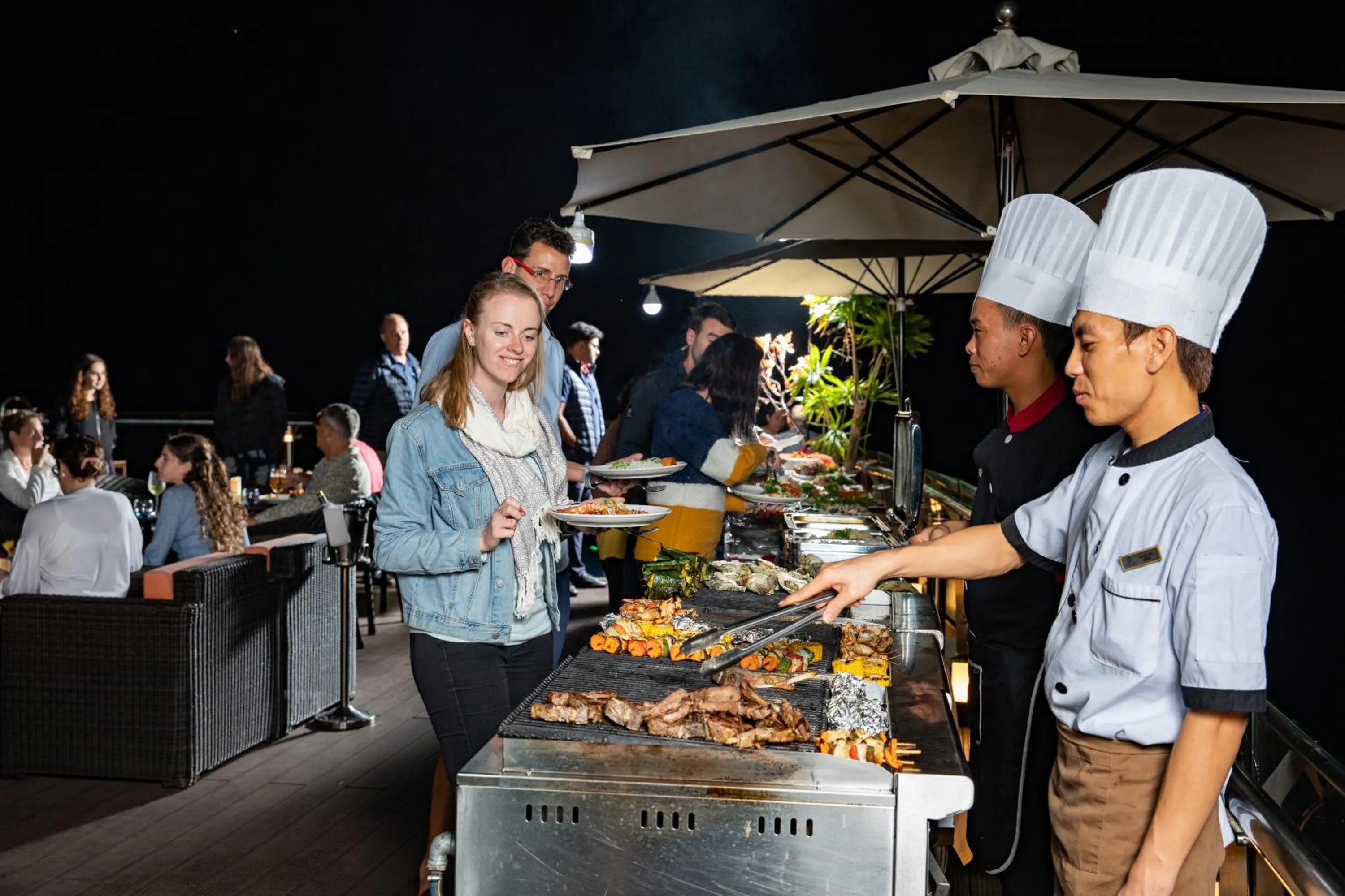 Staff in Stellar of the Seas Cruise