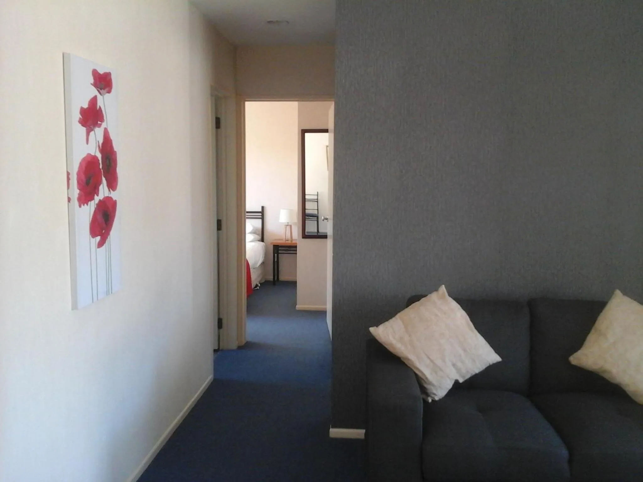 Living room in South Park Motel