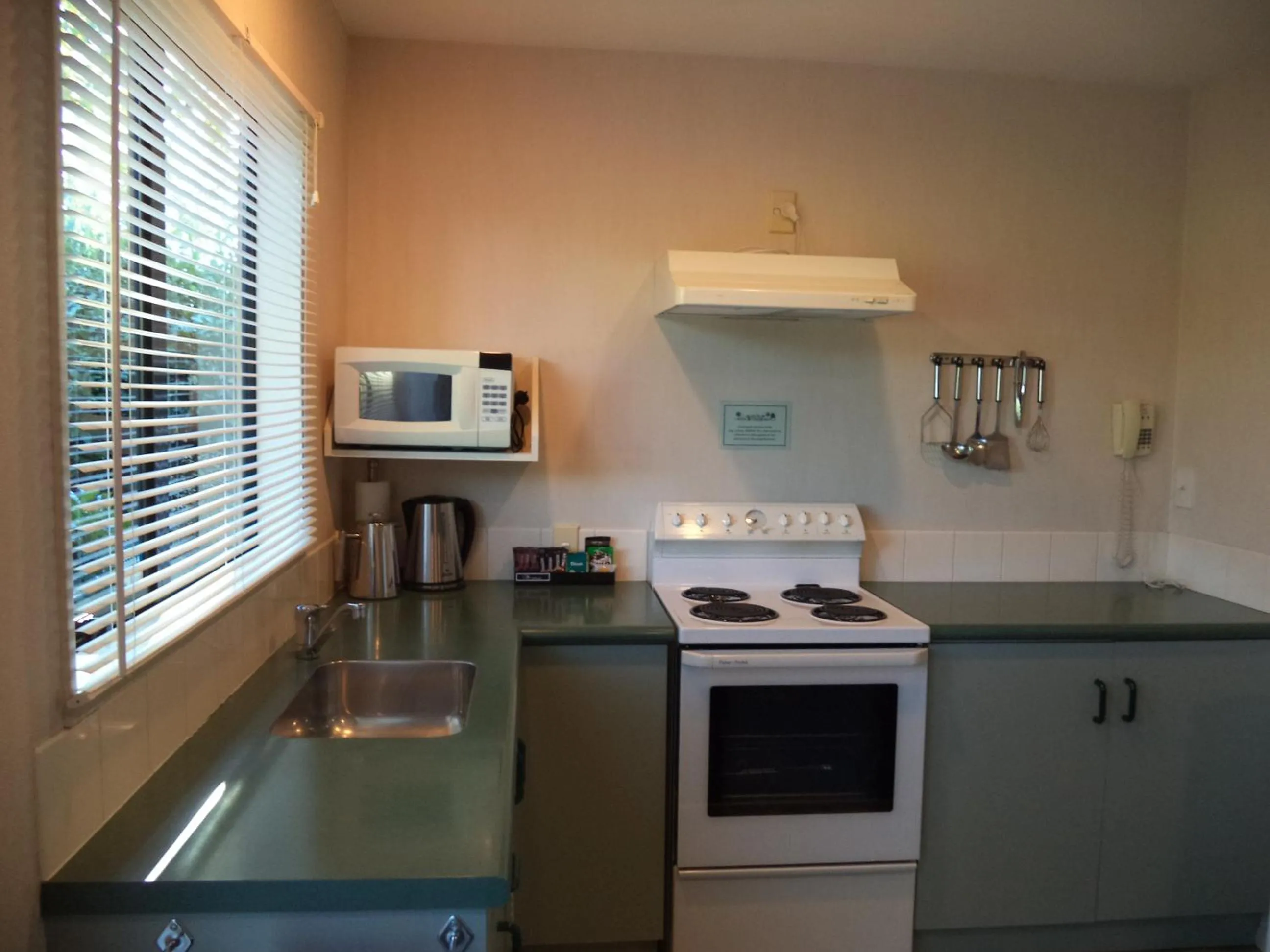 Kitchen or kitchenette in South Park Motel