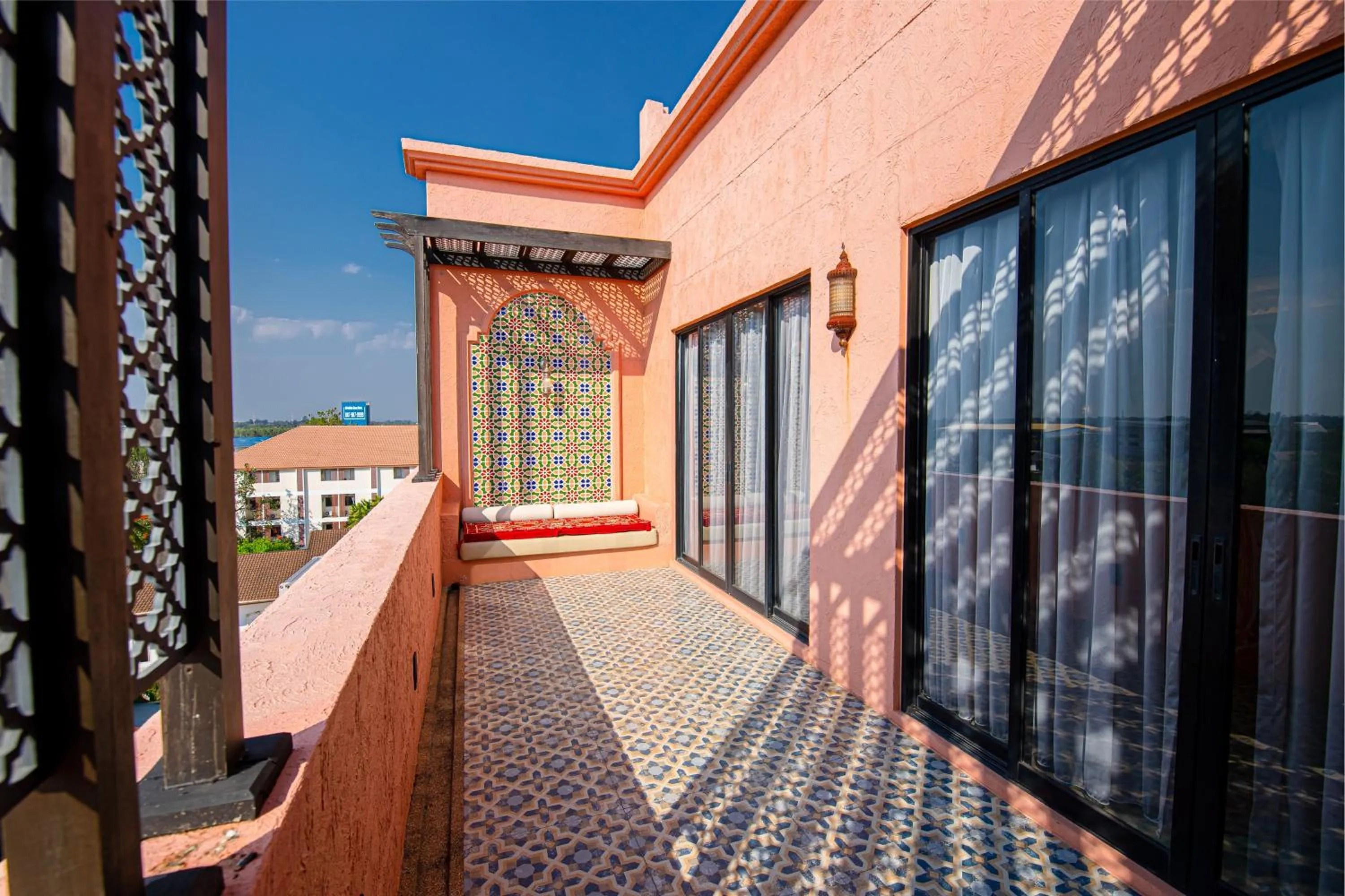 Balcony/Terrace in Amman Unique Hotel
