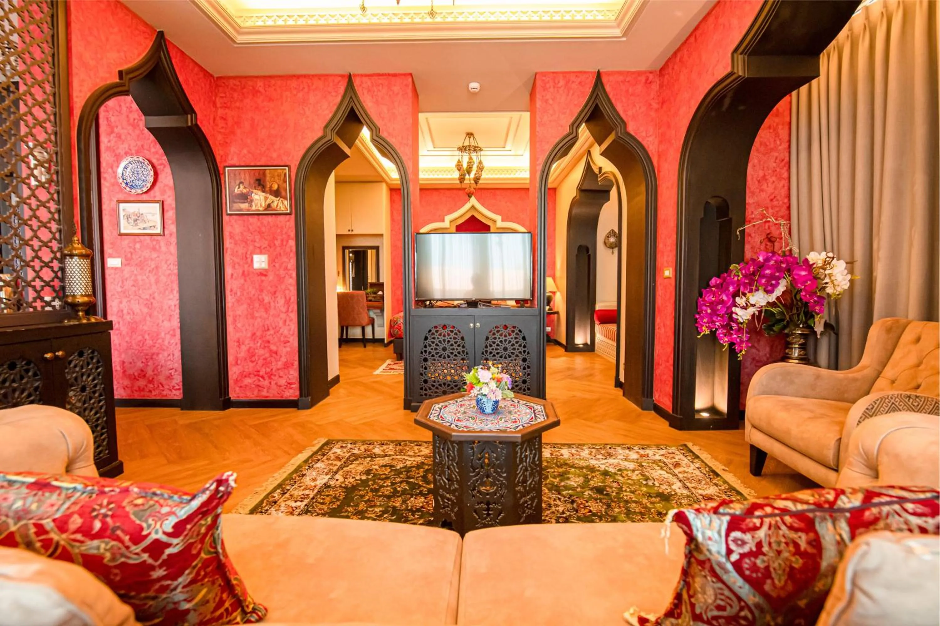 Living room in Amman Unique Hotel