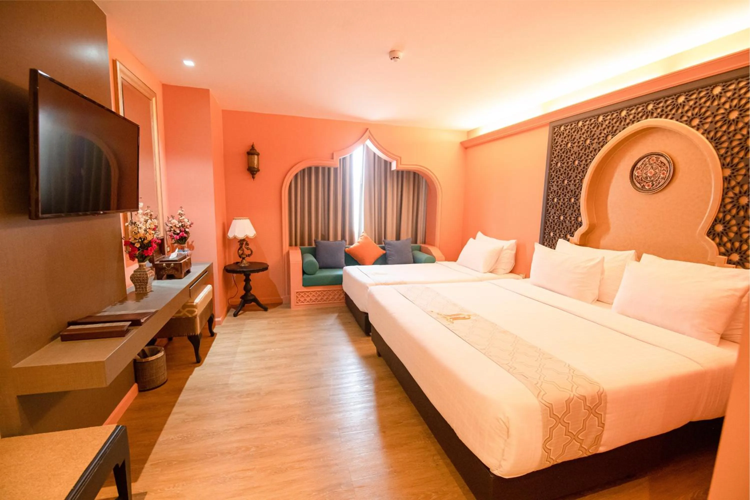 Bedroom, Bed in Amman Unique Hotel