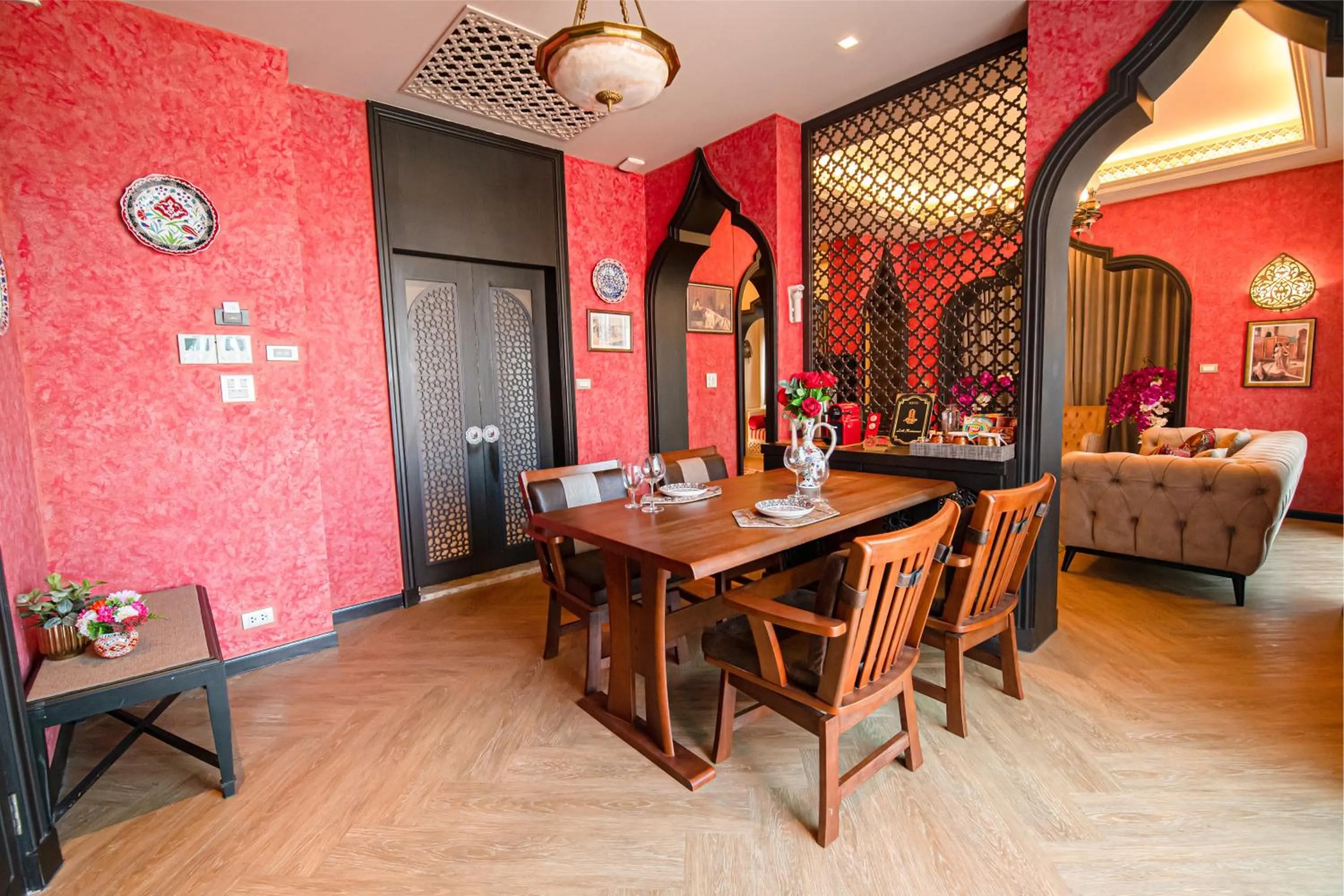 Dining area in Amman Unique Hotel