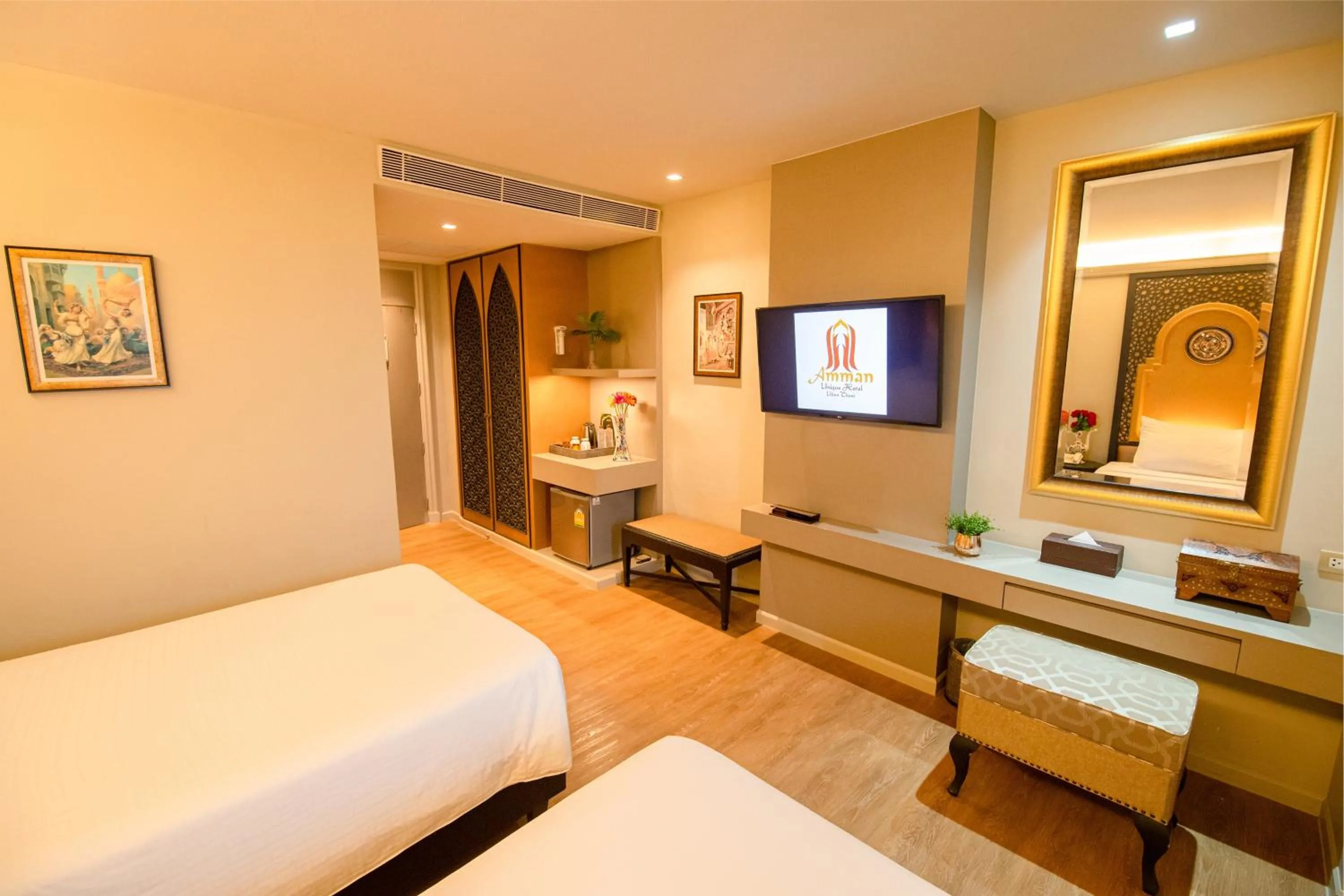 Bedroom, Bed in Amman Unique Hotel