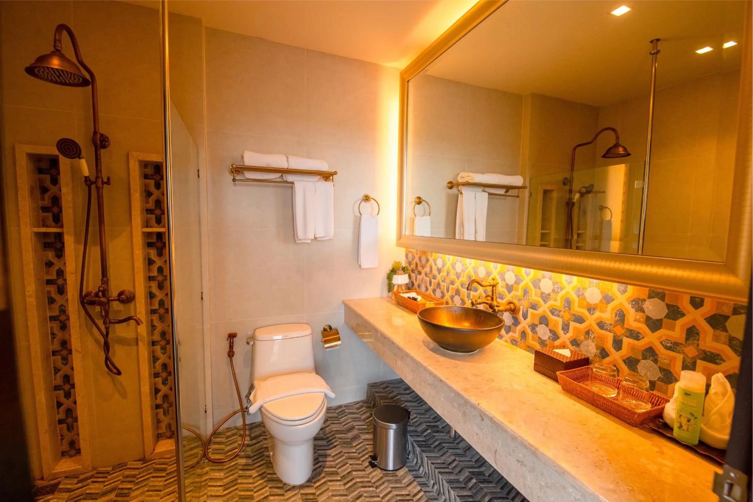 Bathroom in Amman Unique Hotel