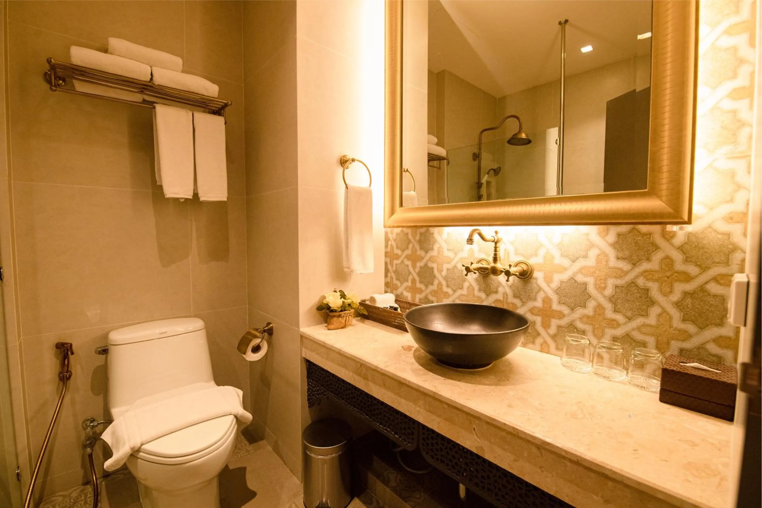 Bathroom in Amman Unique Hotel