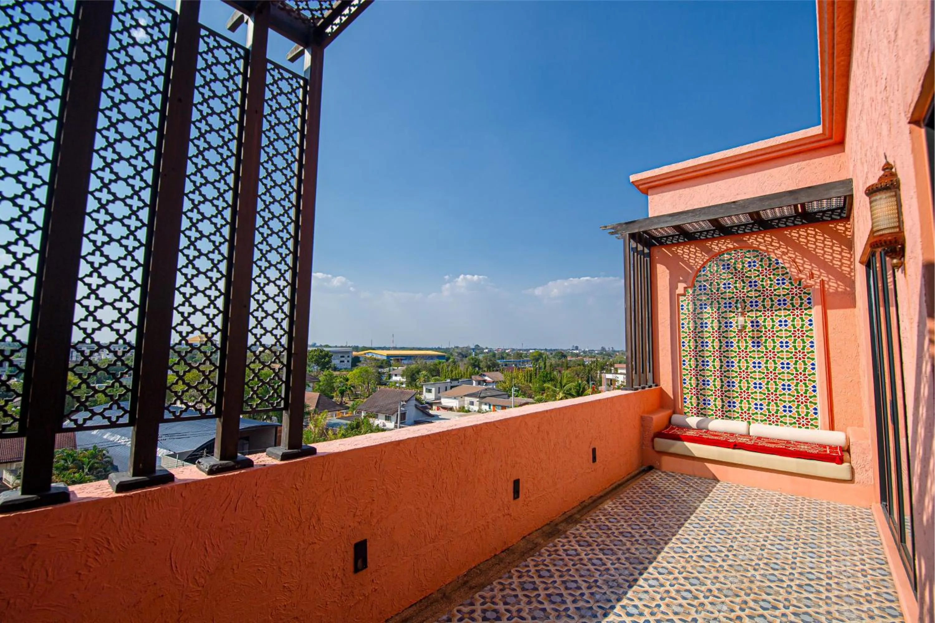Balcony/Terrace in Amman Unique Hotel