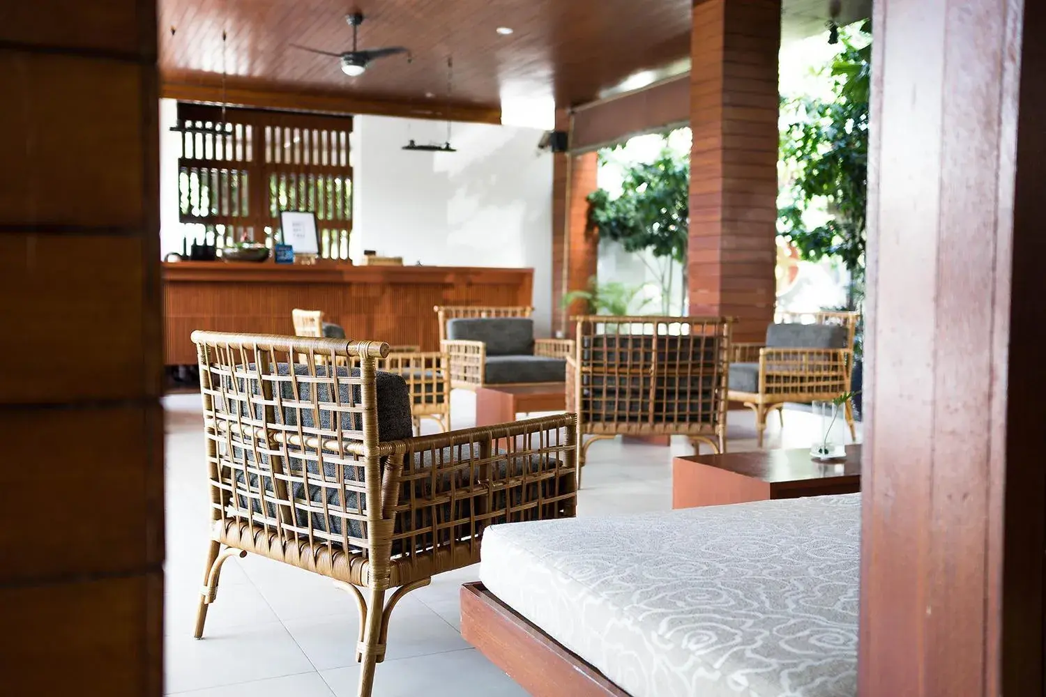 Lobby or reception in Tri-Shawa Resort Lobby or reception in Tri-Shawa Resort