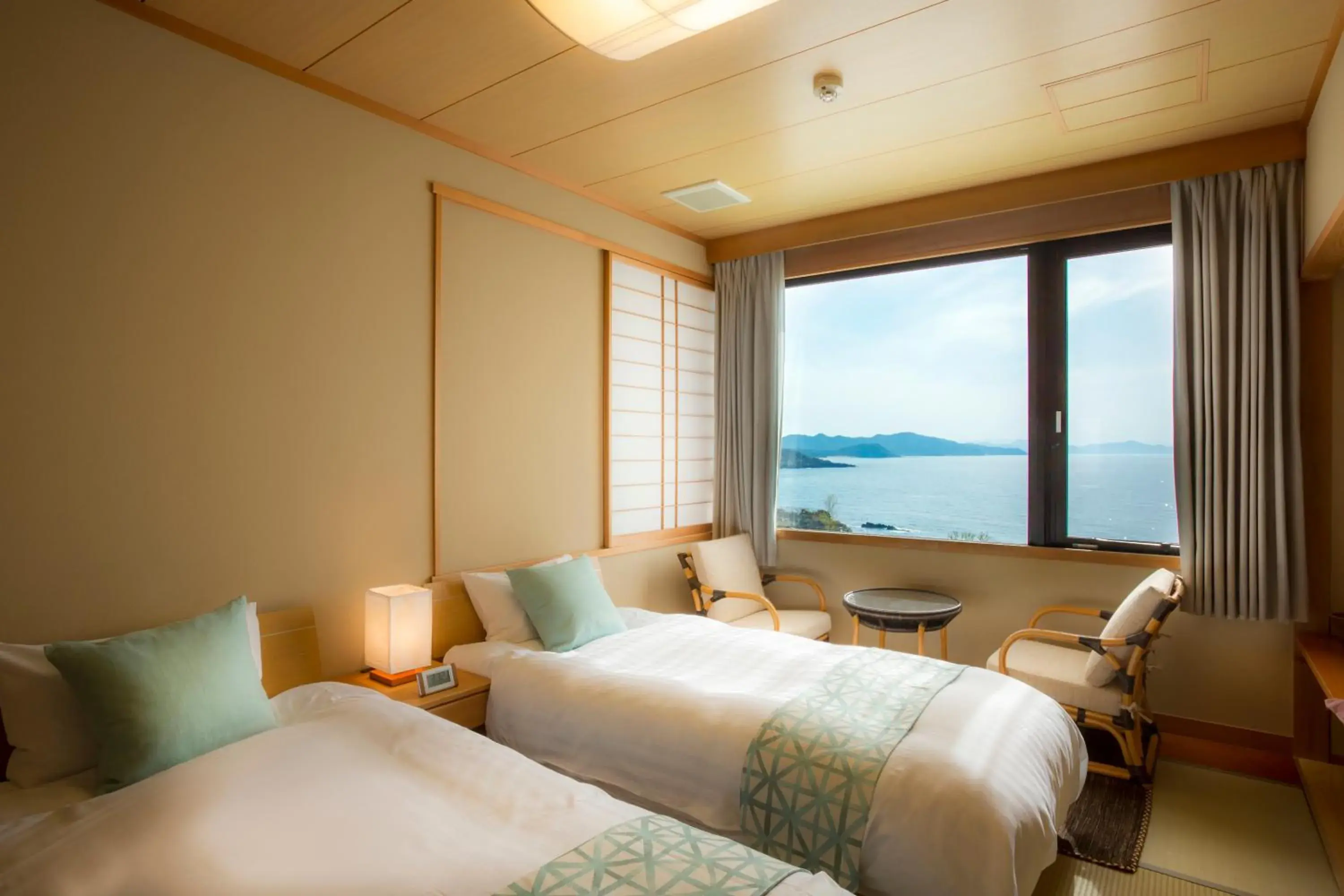 Twin Room with Sea View - single occupancy in Jukaitei Twin Room with Sea View - single occupancy in Jukaitei