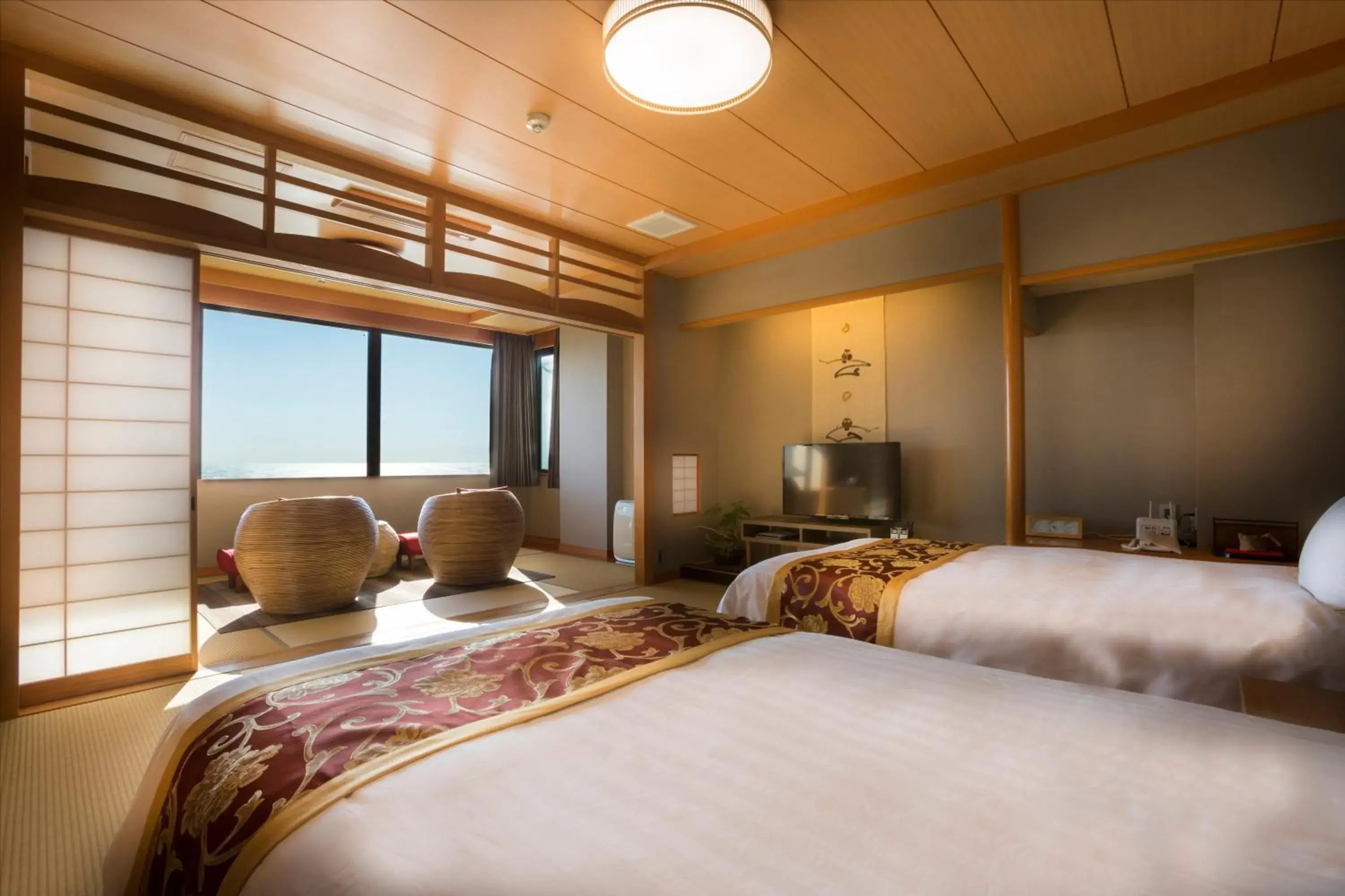 Deluxe Twin Room with Sea View - single occupancy in Jukaitei Deluxe Twin Room with Sea View - single occupancy in Jukaitei