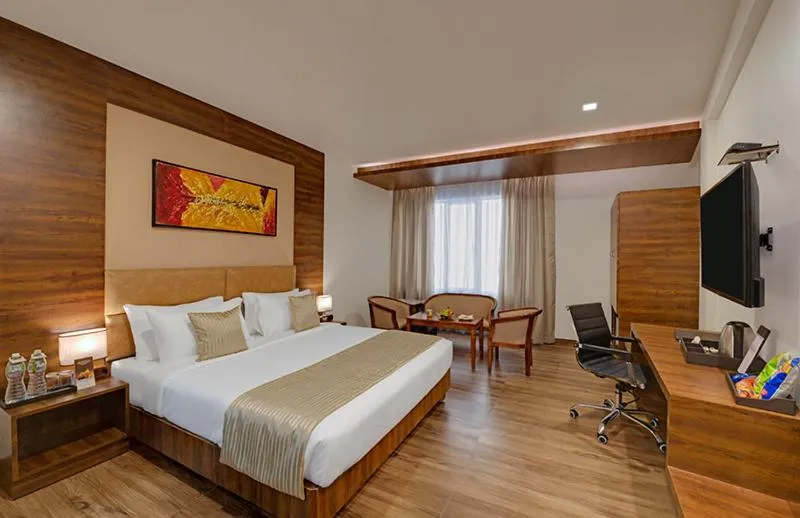 Bed in The Fern Residency, Bhuj