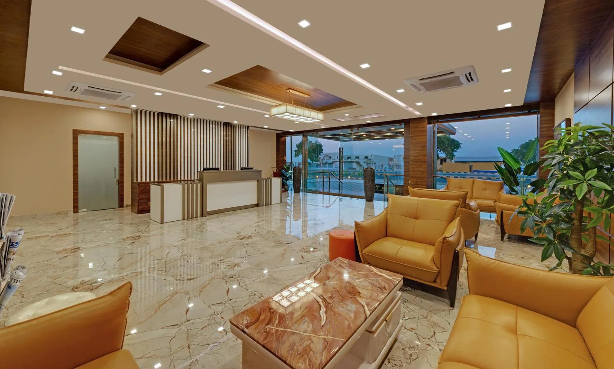 Lobby or reception in The Fern Residency, Bhuj