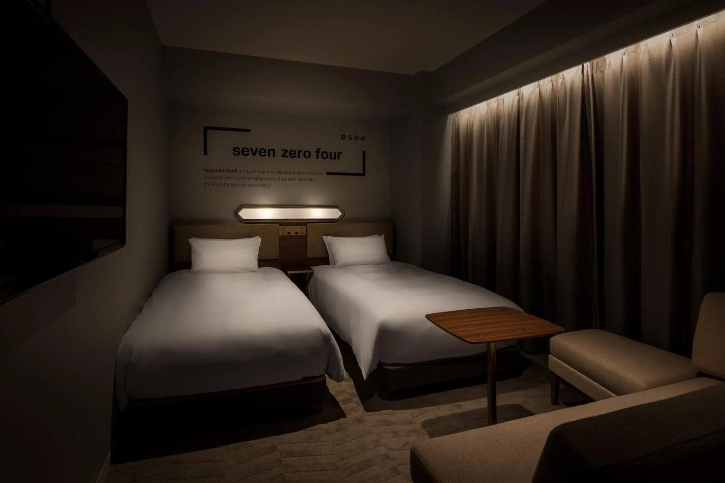 Photo of the whole room, Bed in Bespoke Hotel Shinjuku