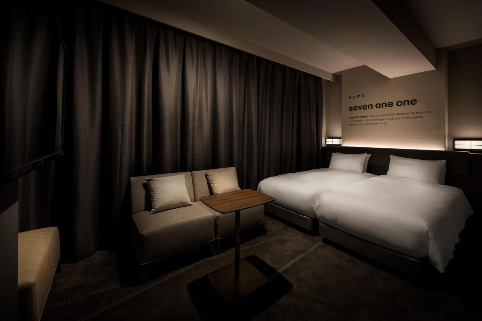 Bed in Bespoke Hotel Shinjuku