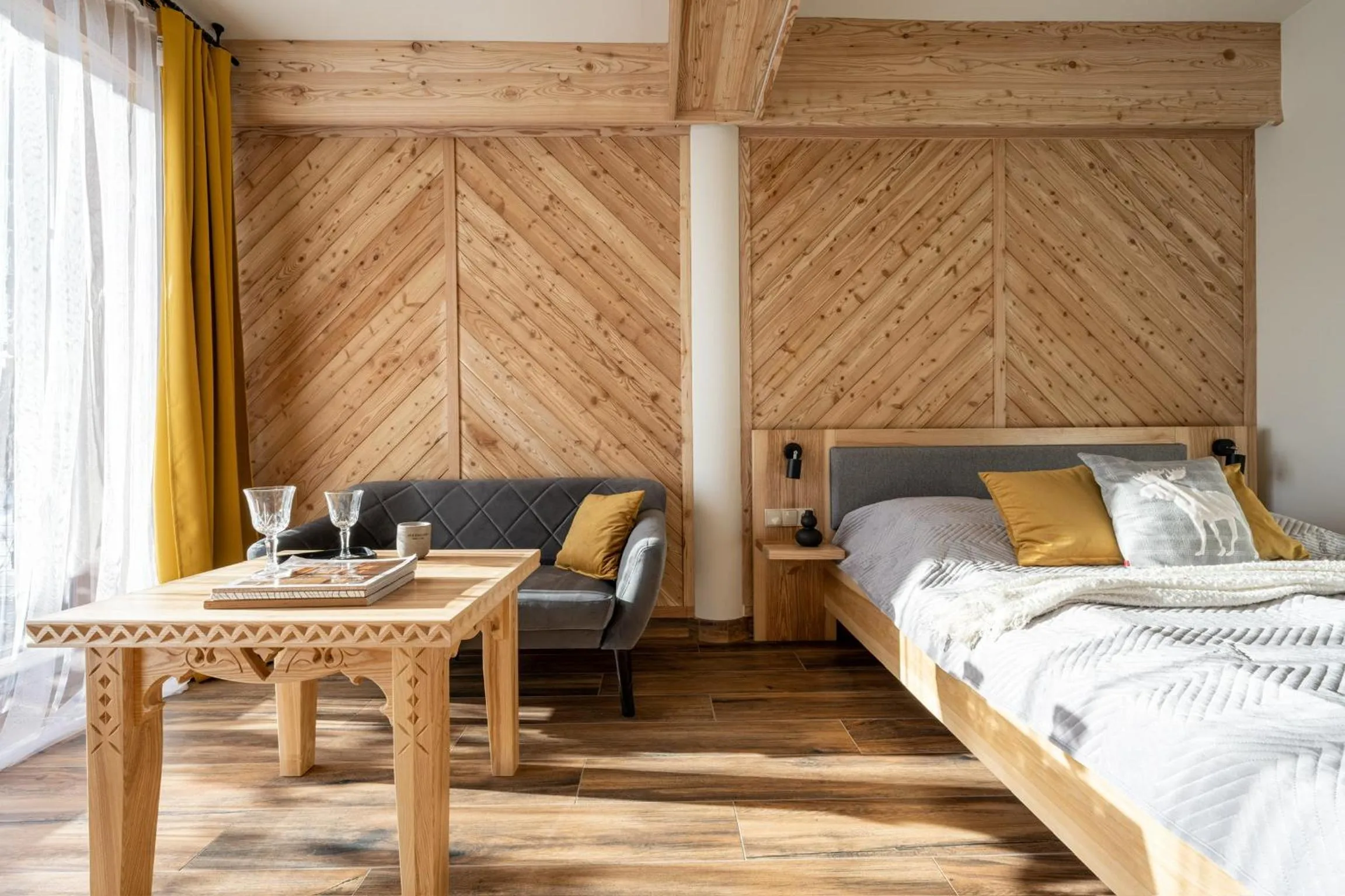 Bed in Villa Tatrica