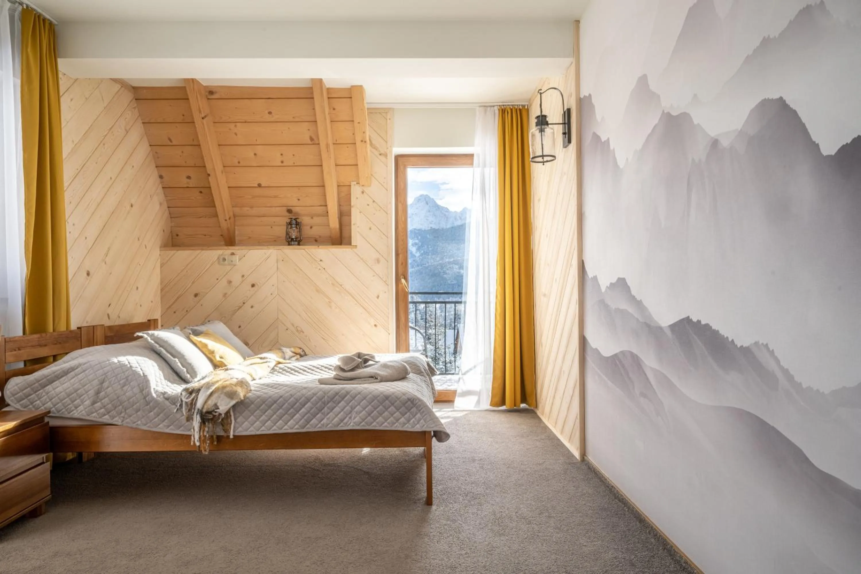 Bedroom, Bed in Villa Tatrica