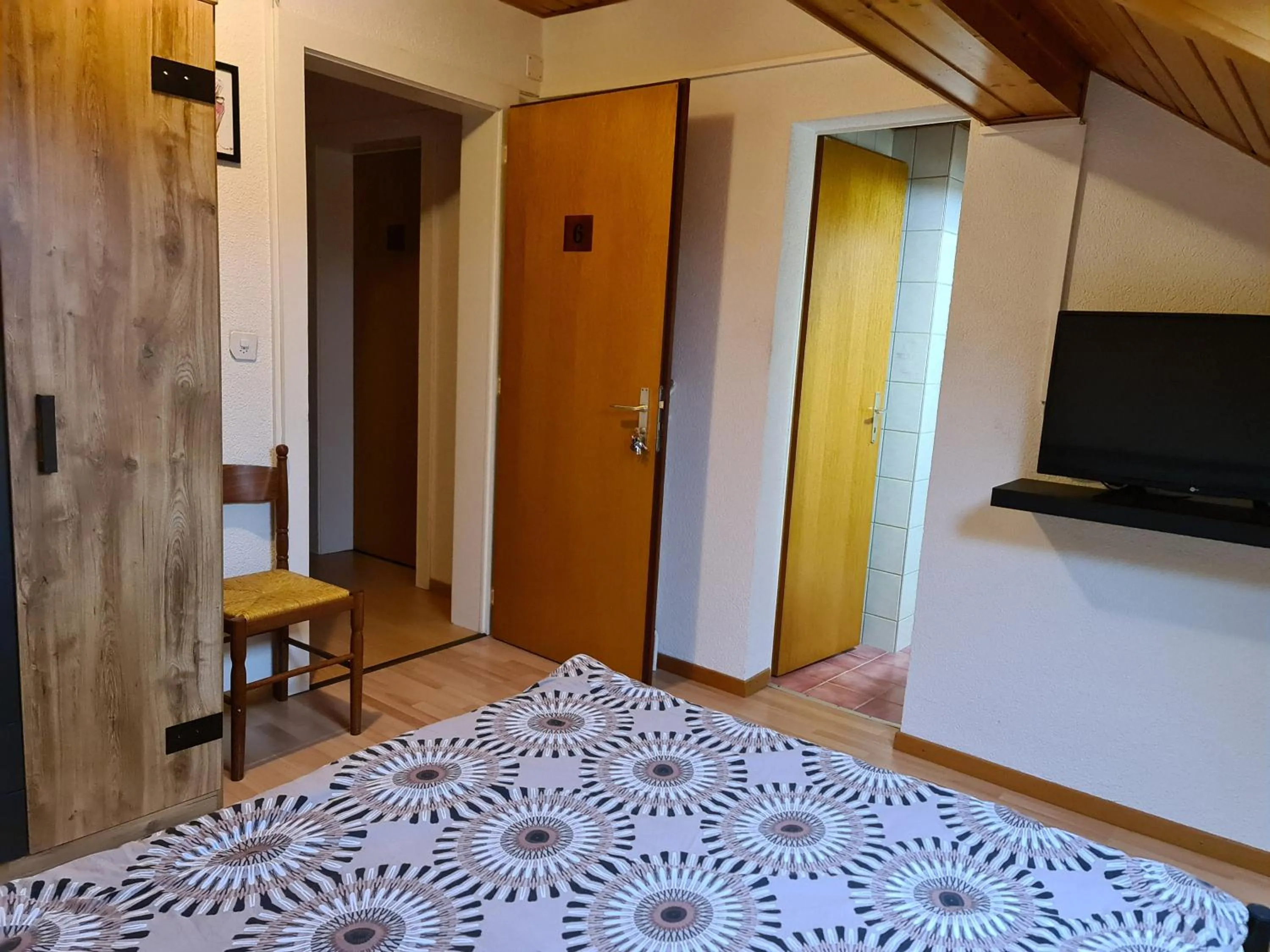 Bed in Auberge de Ballens