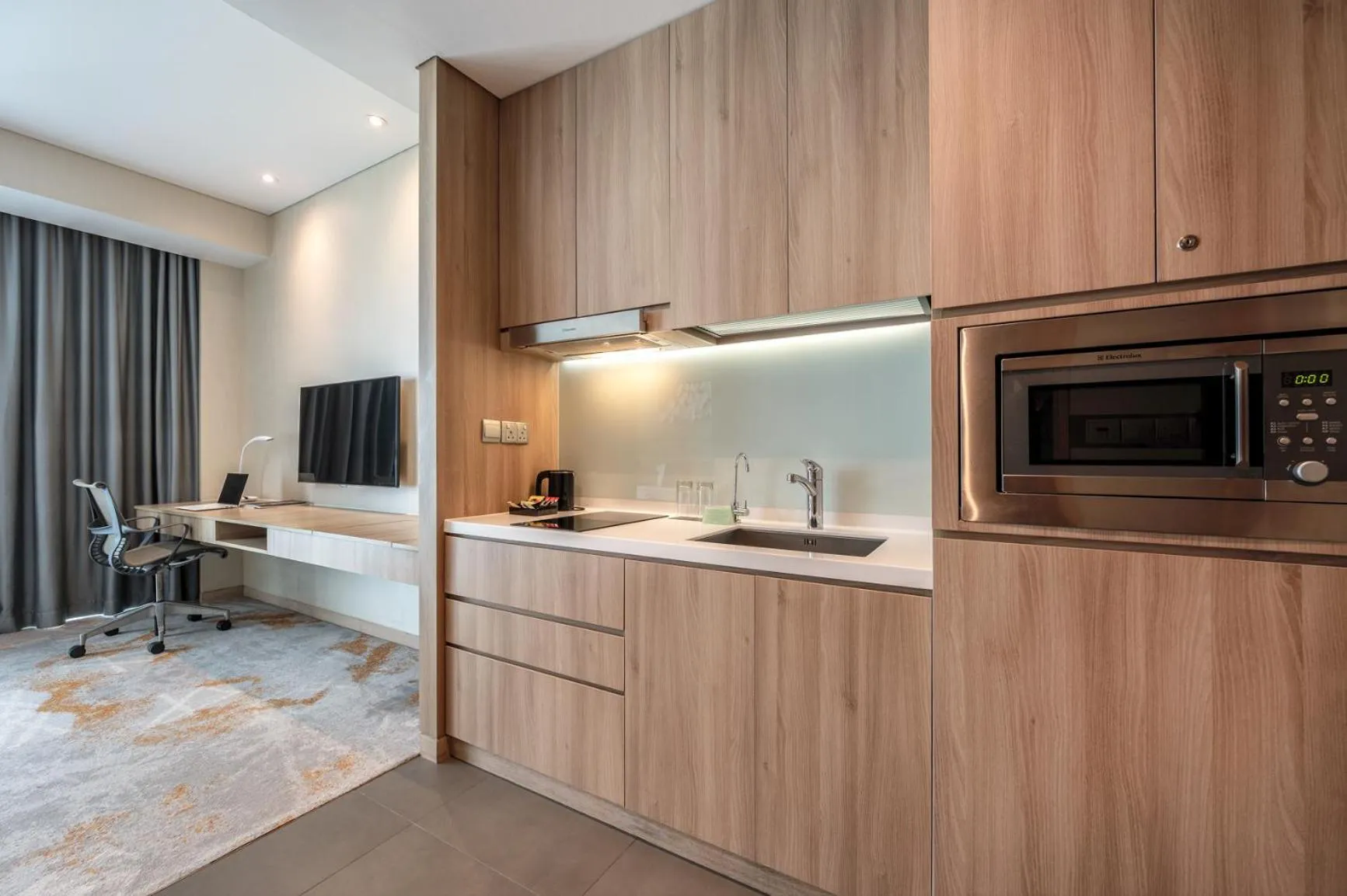 Kitchen or kitchenette in Capri by Fraser Changi City, Singapore