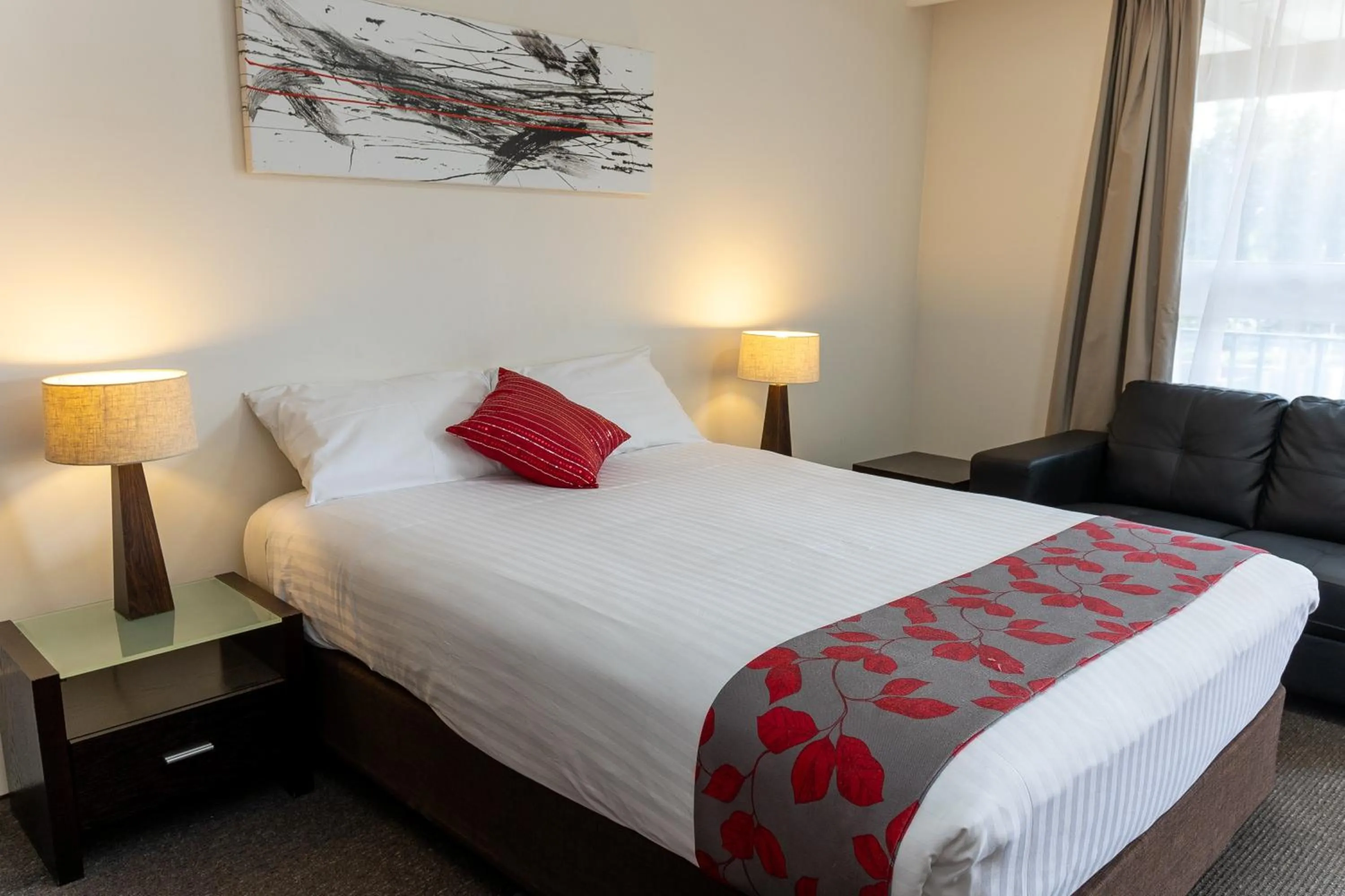 Bed in Fig Tree Motel