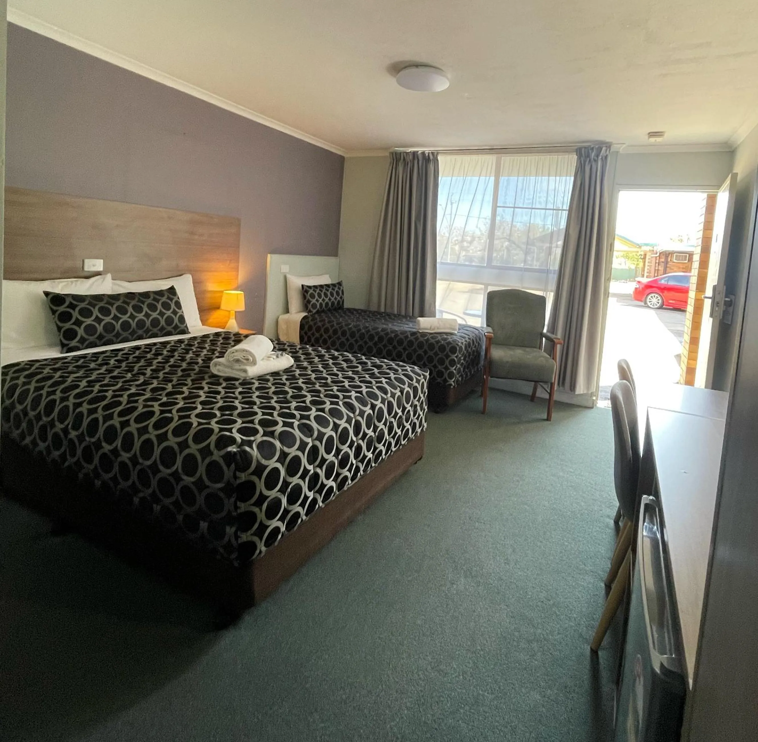 Bed in Fig Tree Motel