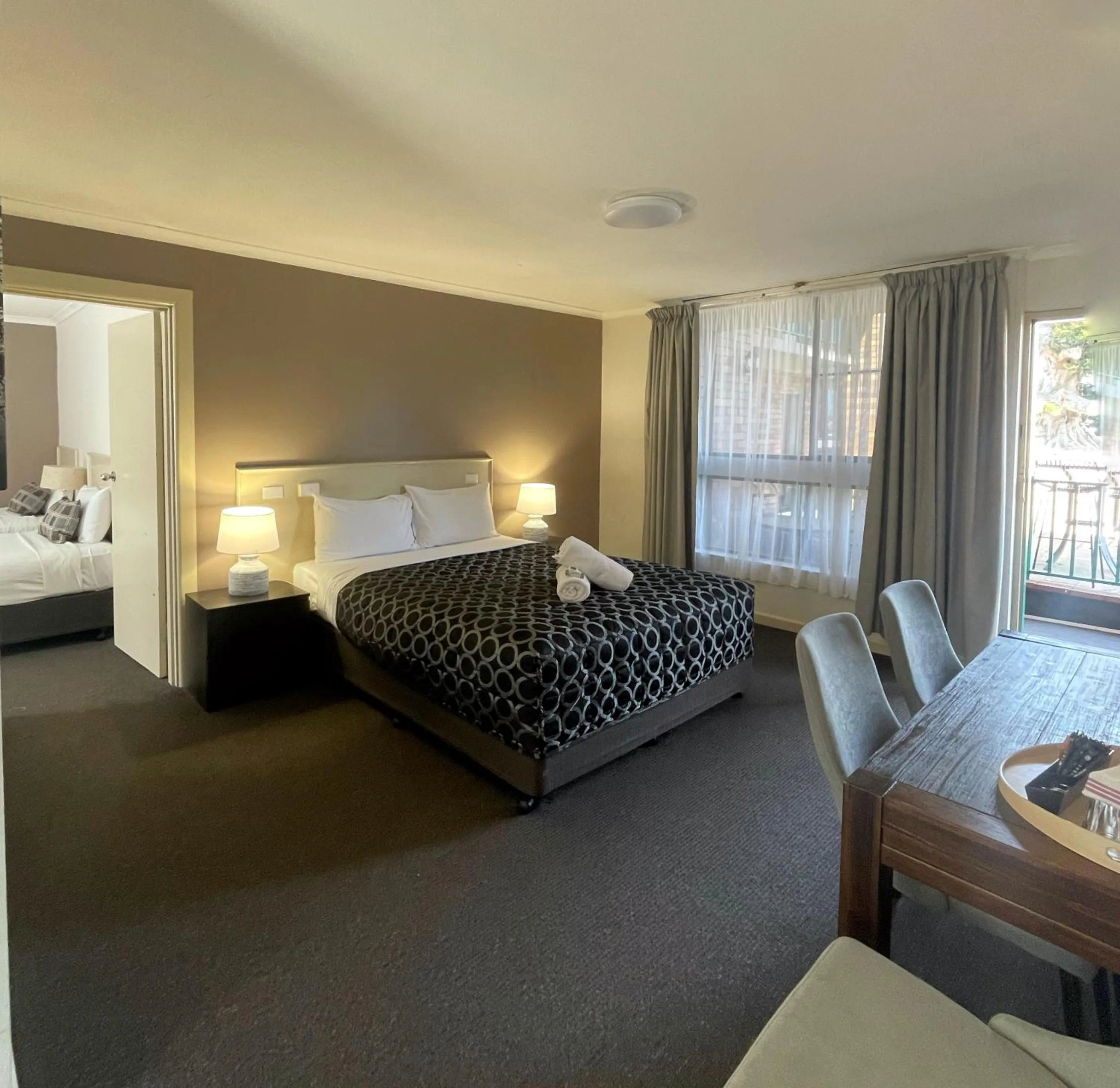 Bed in Fig Tree Motel