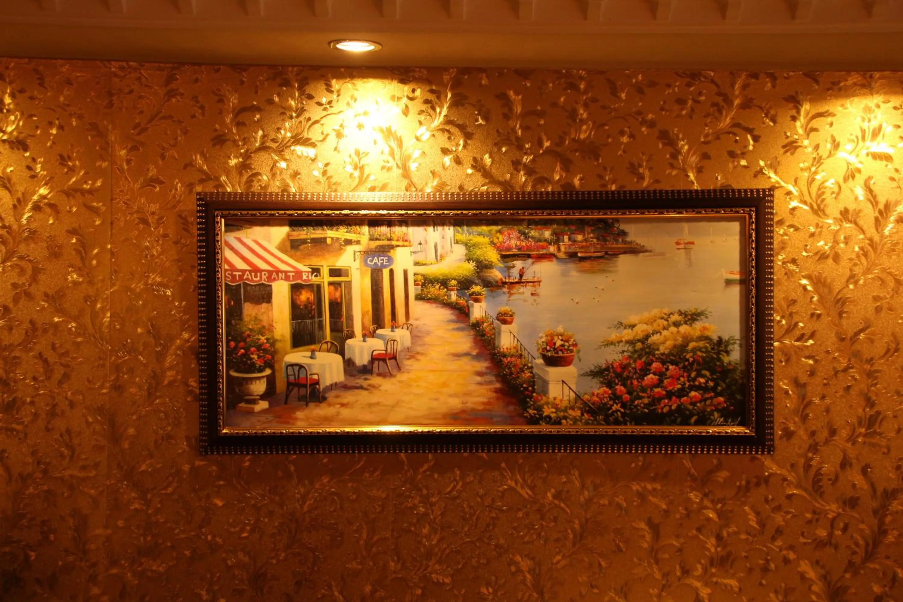 Decorative detail in Hotel Rio