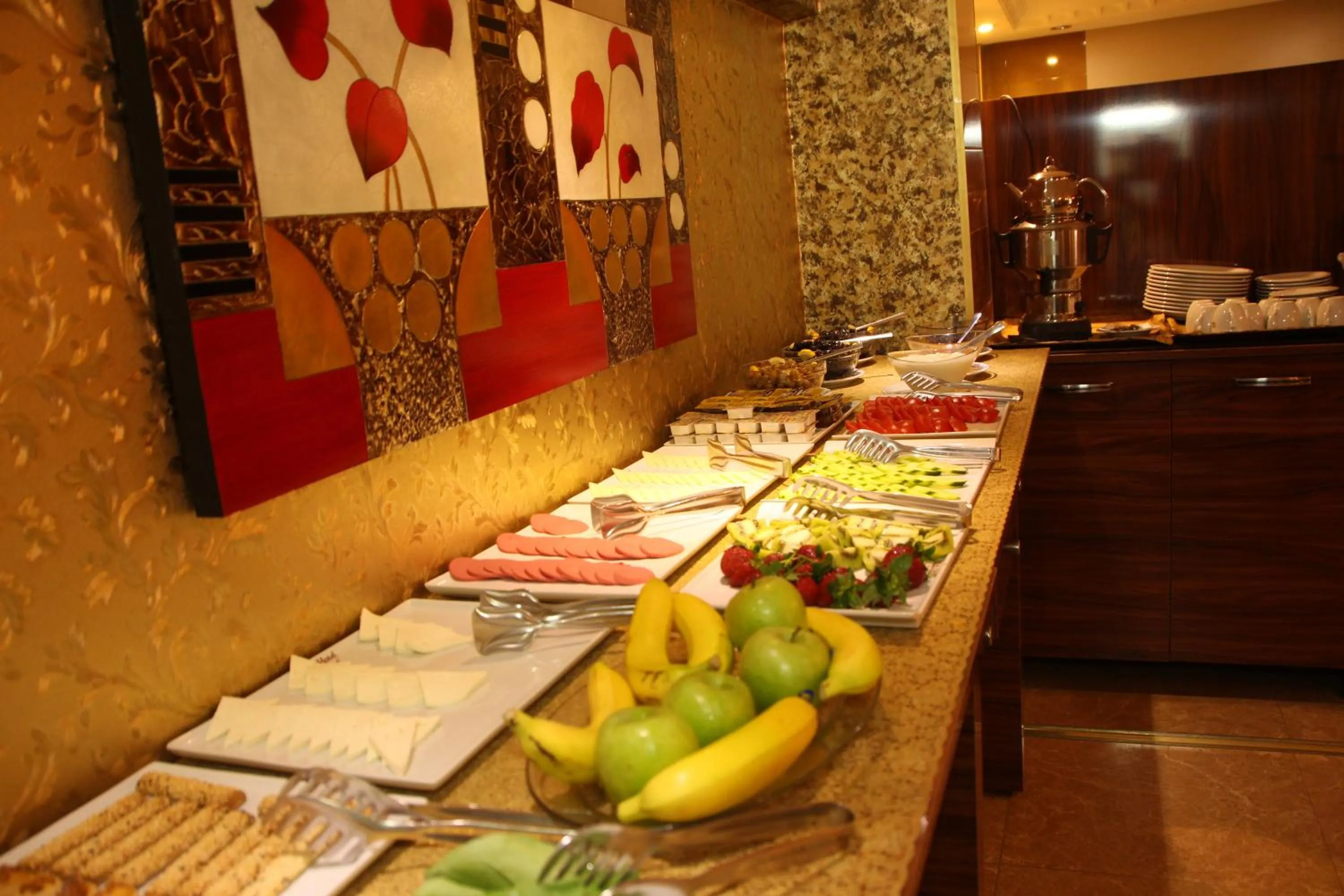 Buffet breakfast in Hotel Rio