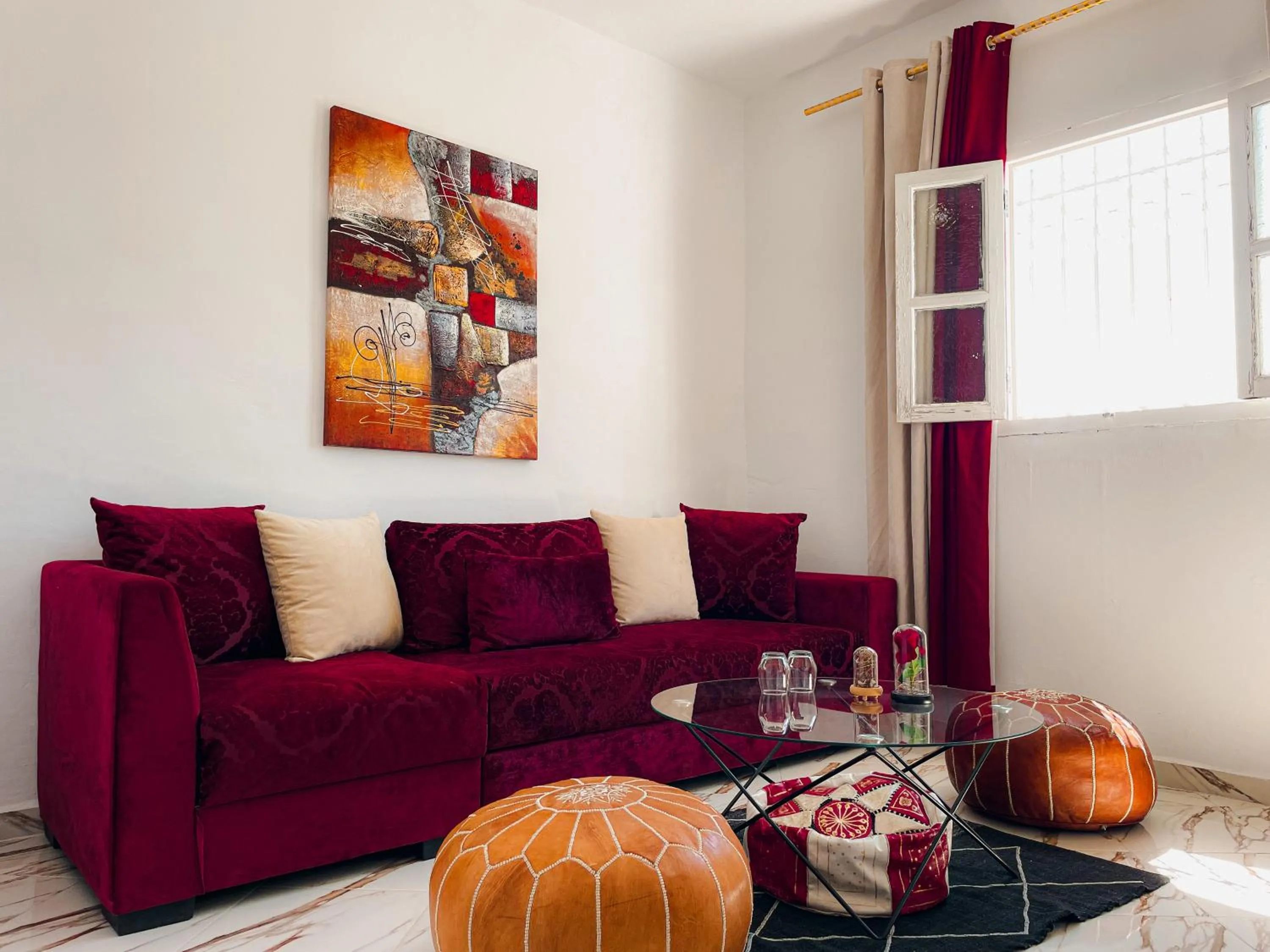 Living room in Hotel Princesse Ilham