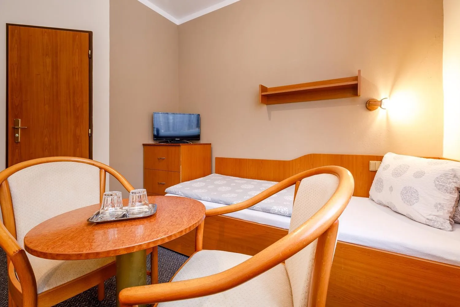 Bed in Hotel Jitřenka