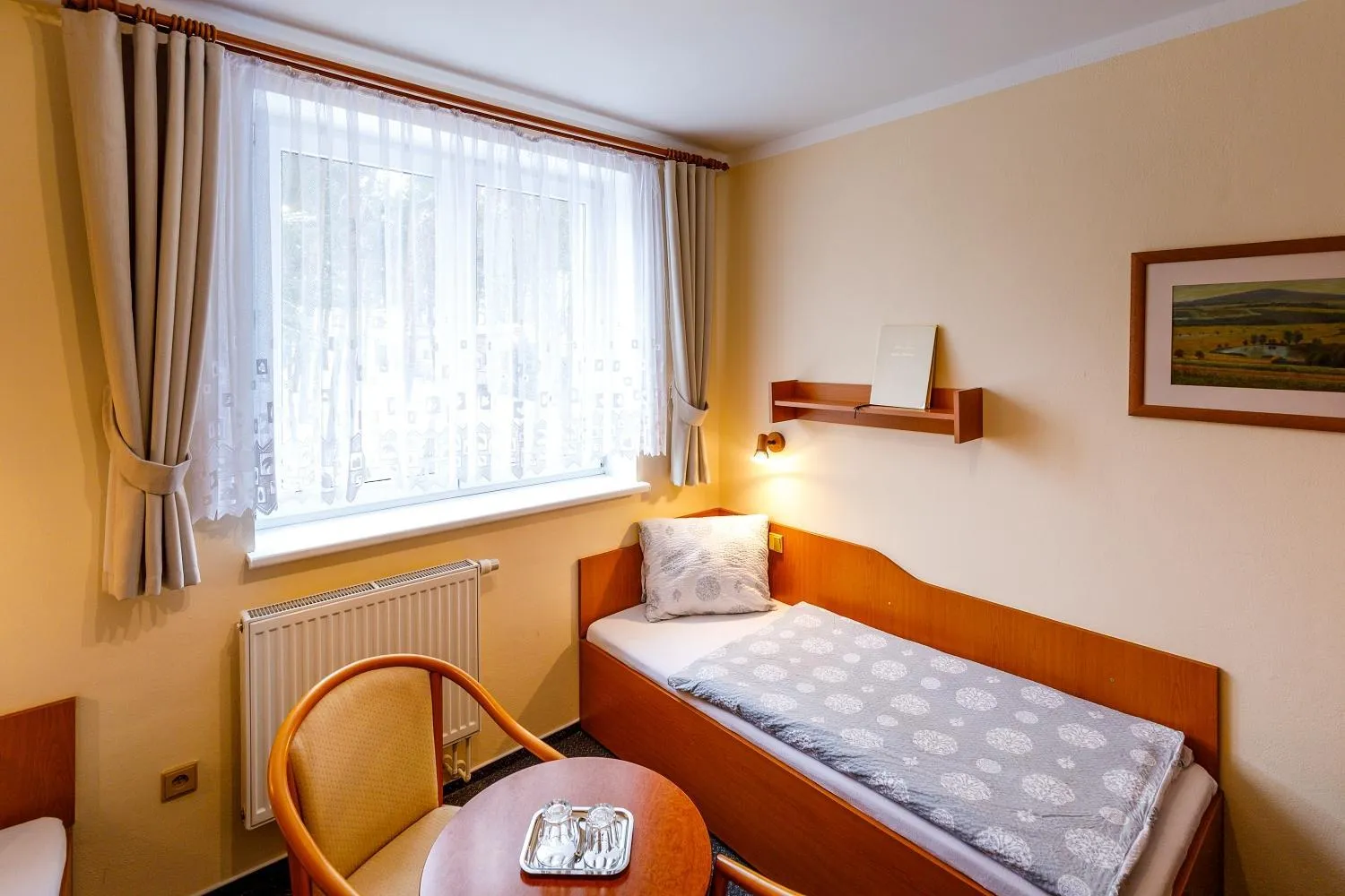 Bed in Hotel Jitřenka