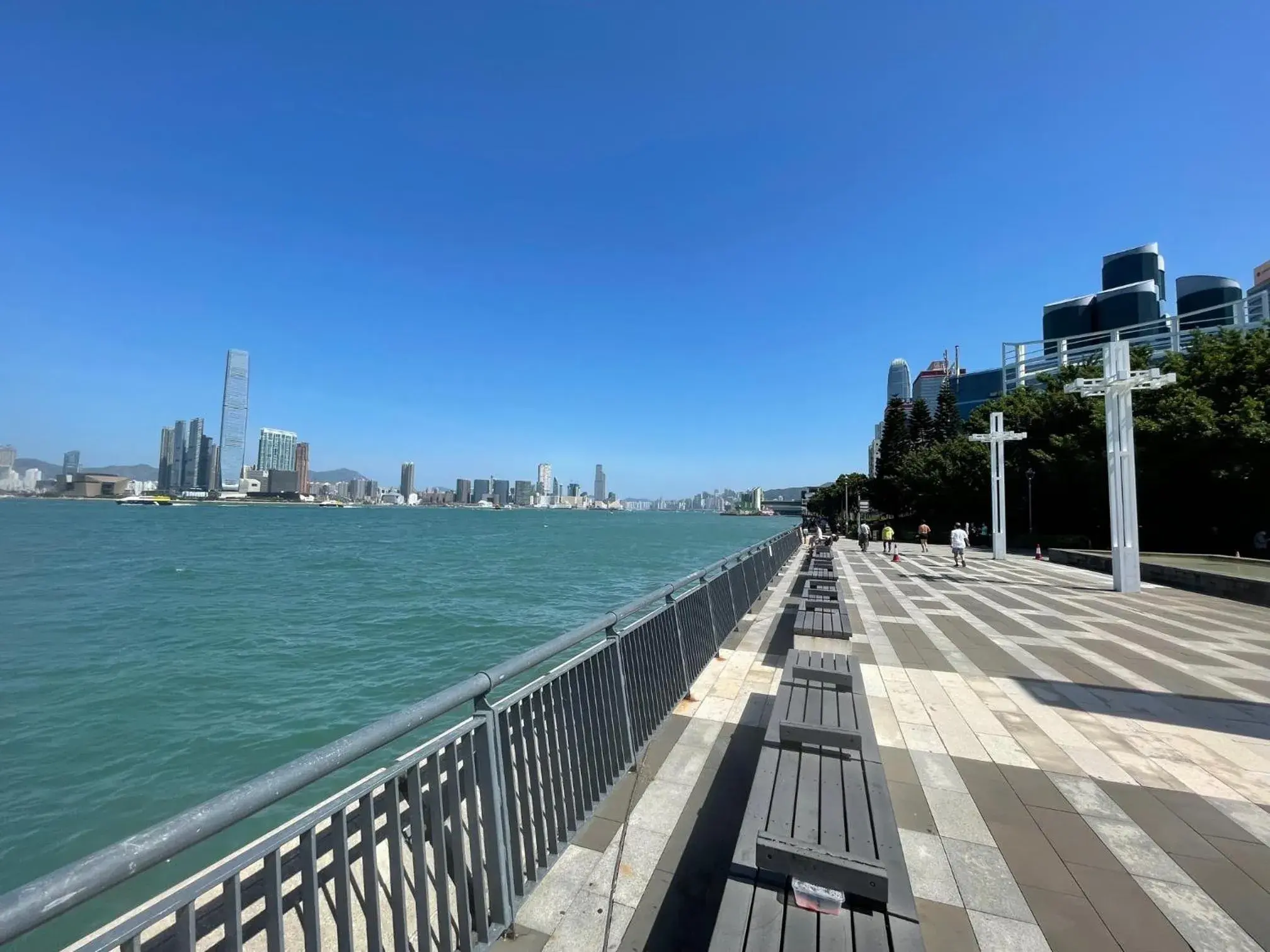 Quiet street view in Ramada Hong Kong Harbour View Quiet street view in Ramada Hong Kong Harbour View