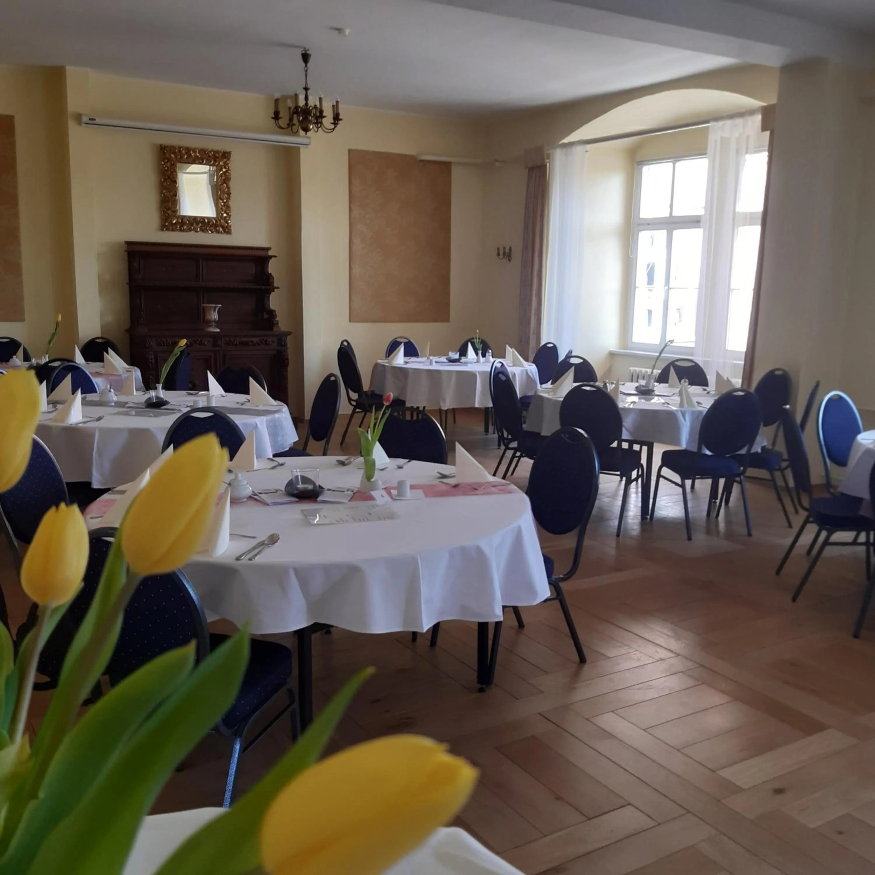 Restaurant/places to eat in Schloss Hotel Wallhausen