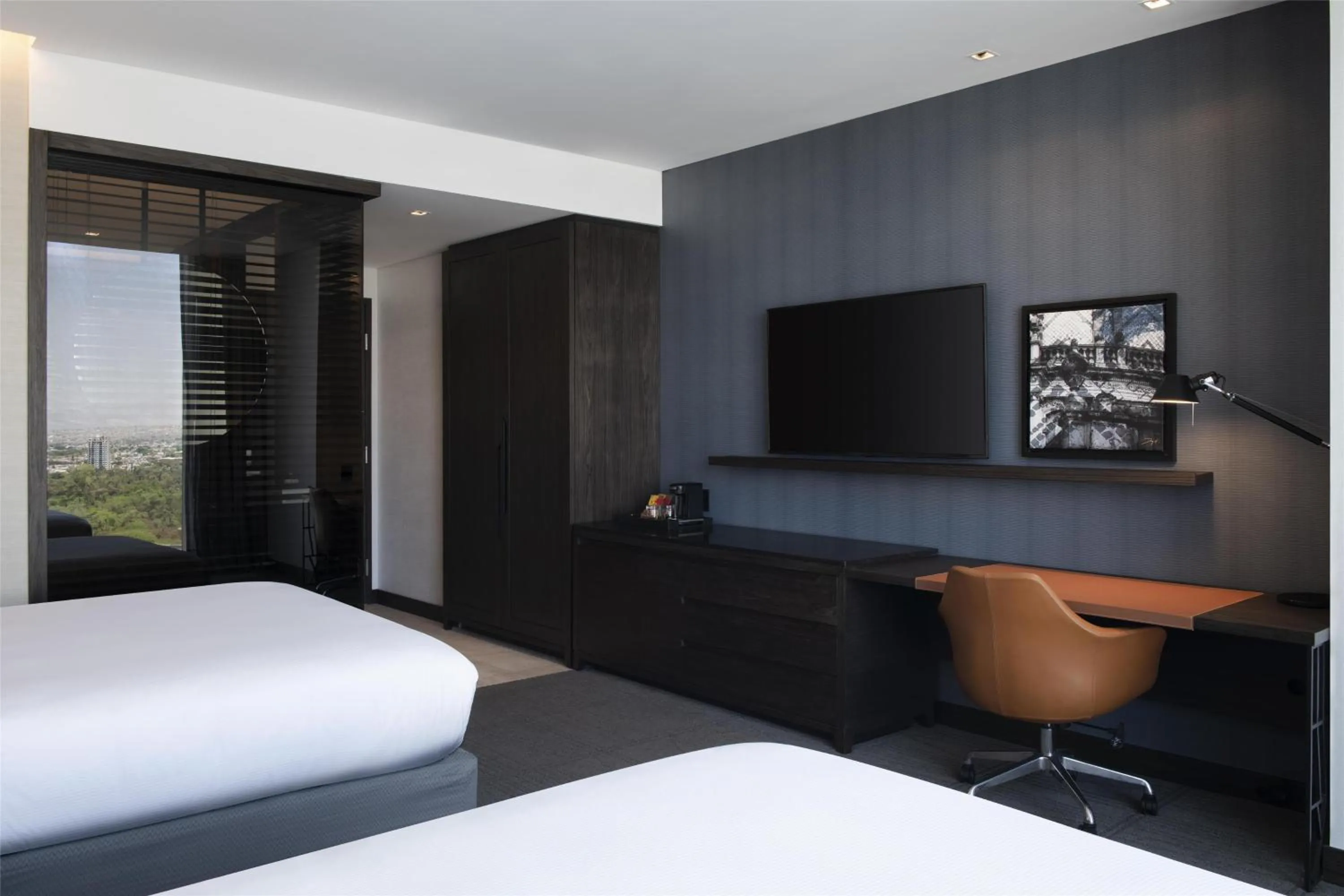 Bed in Hilton Guadalajara Midtown