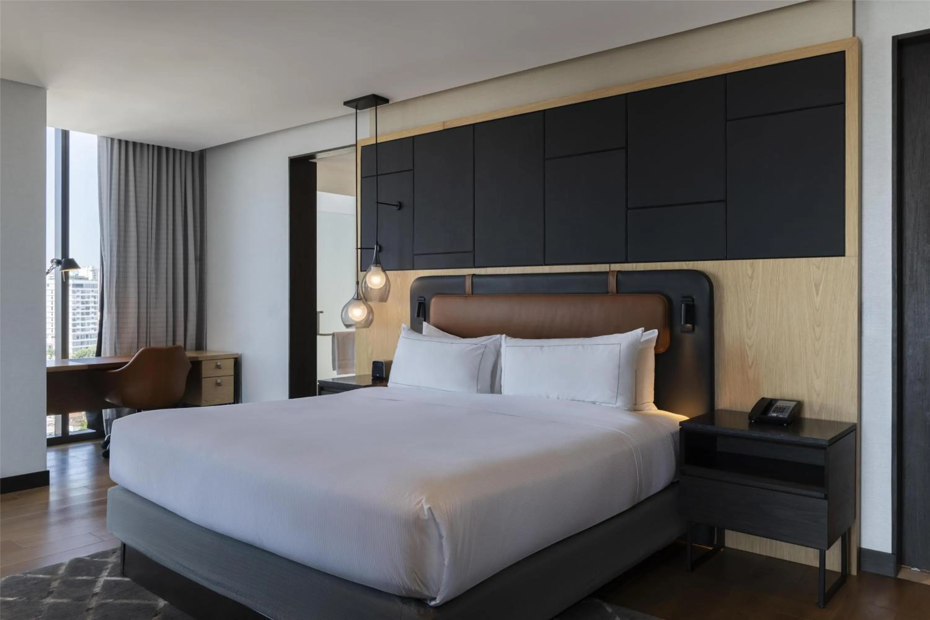 Bed in Hilton Guadalajara Midtown