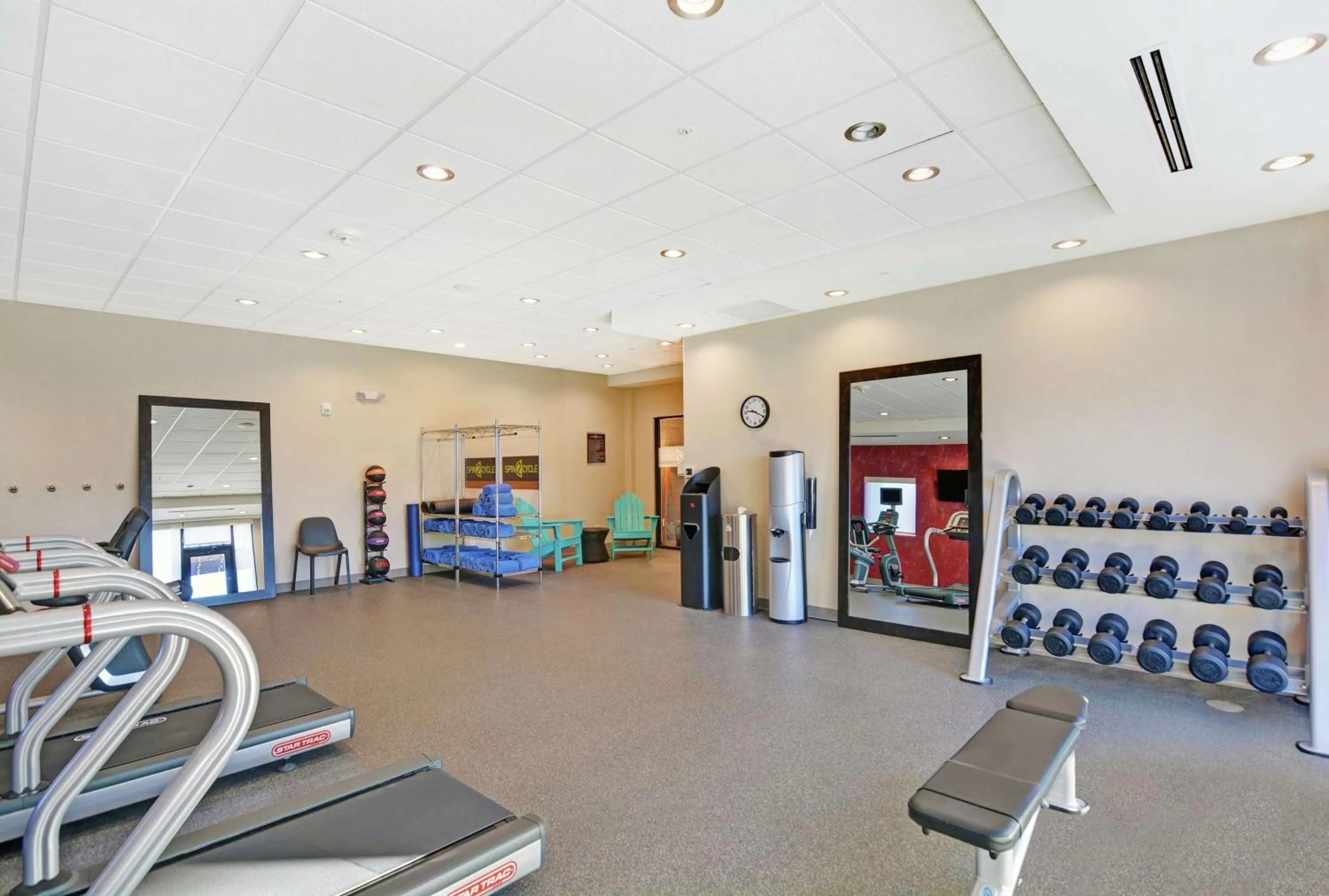 Fitness centre/facilities in Home2 Suites By Hilton Raleigh Durham Airport RTP