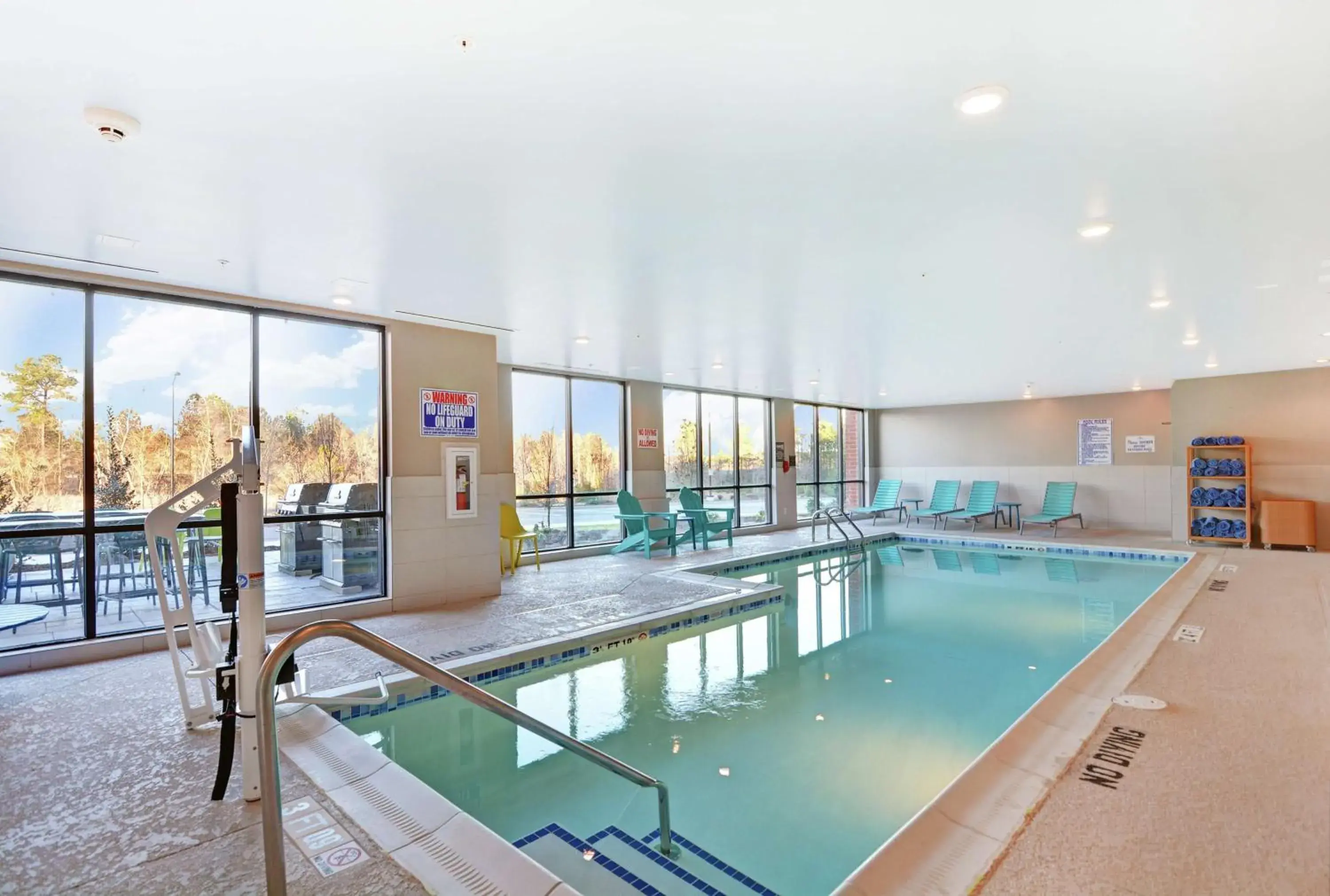 Pool view in Home2 Suites By Hilton Raleigh Durham Airport RTP Pool view in Home2 Suites By Hilton Raleigh Durham Airport RTP