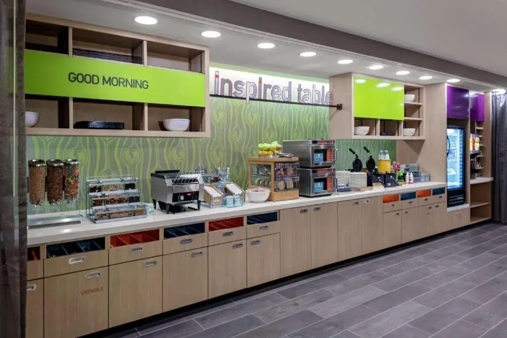 Breakfast in Home2 Suites By Hilton Raleigh Durham Airport RTP Breakfast in Home2 Suites By Hilton Raleigh Durham Airport RTP