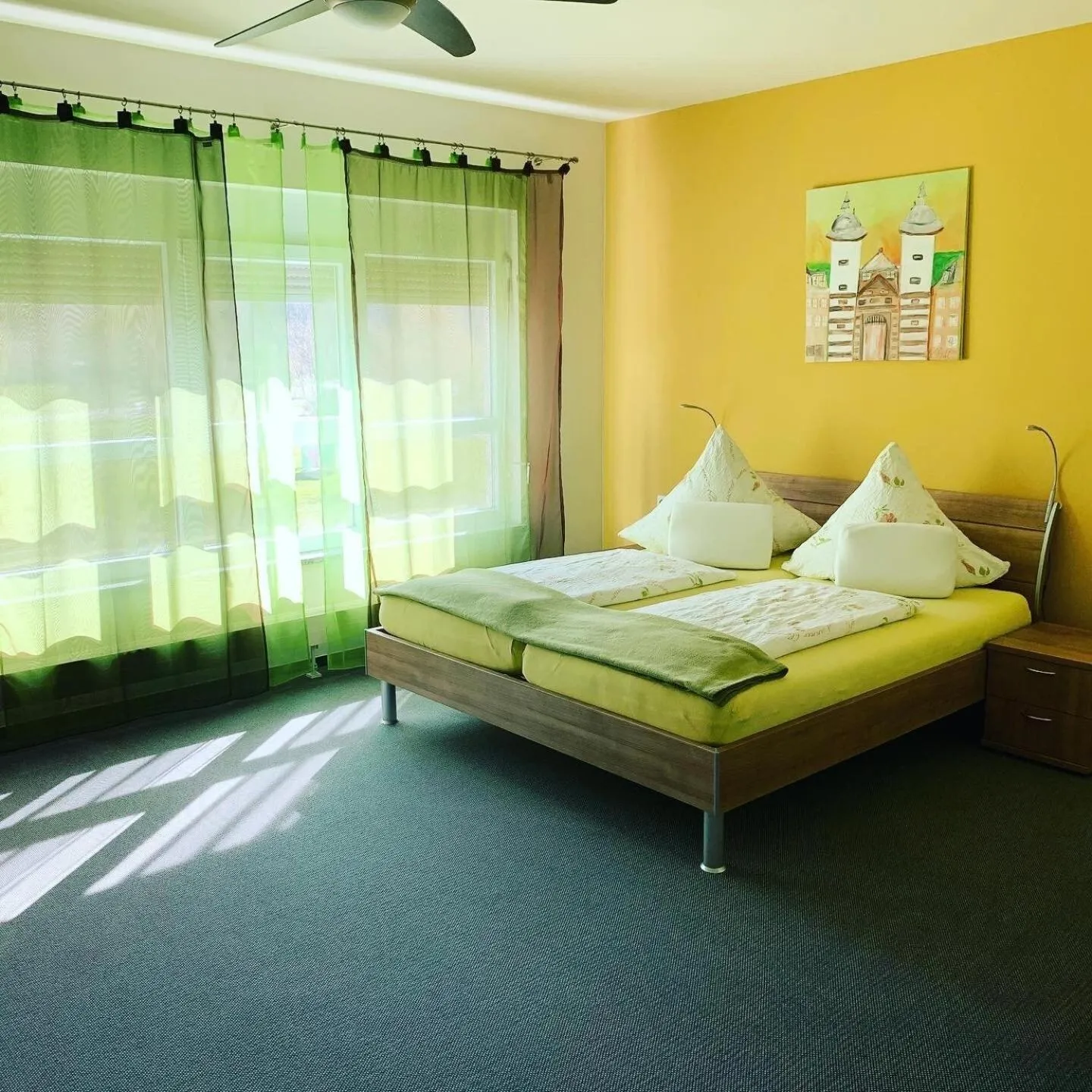 Bedroom, Bed in Park-Hotel Leimen