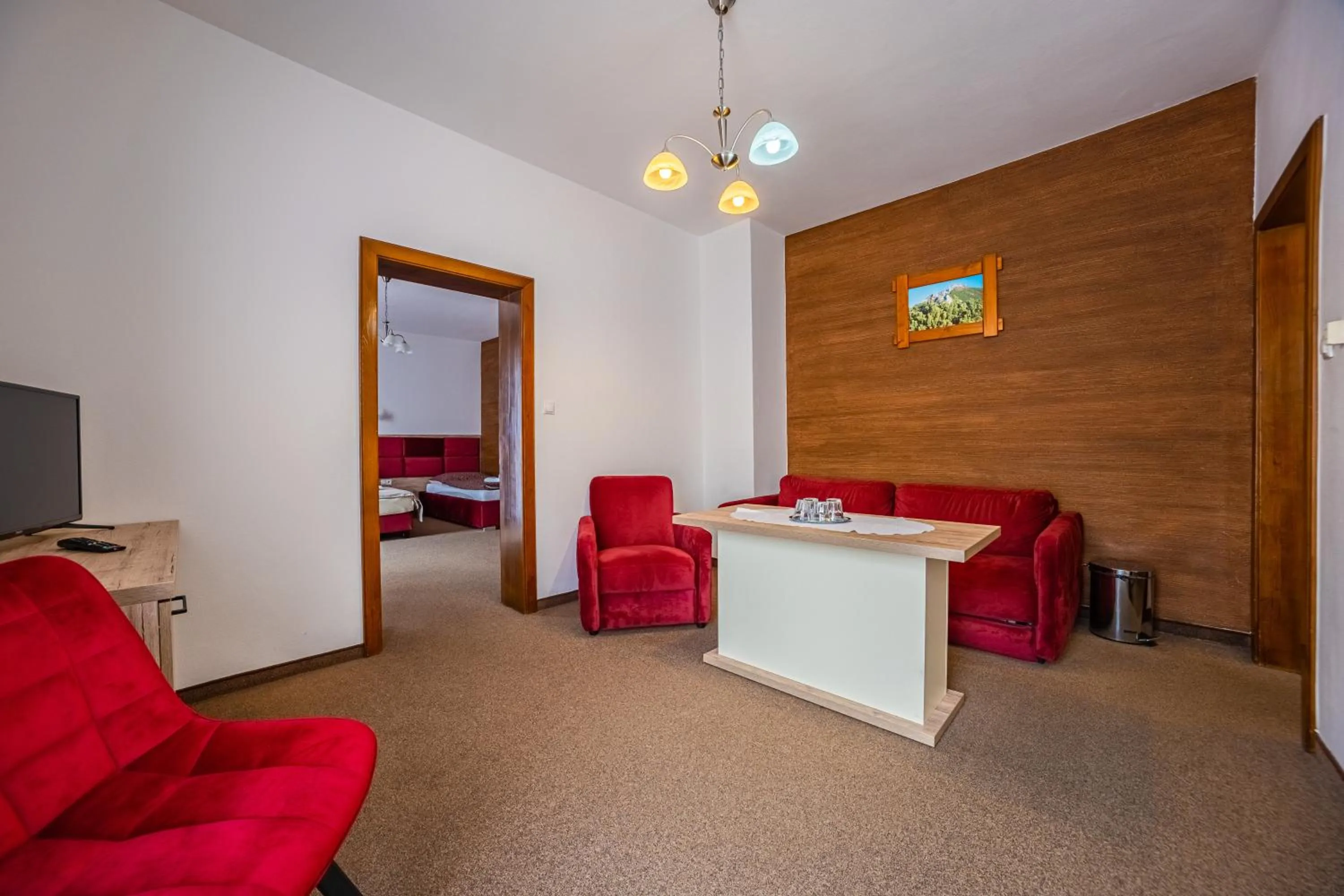 Living room in Penzion Josu