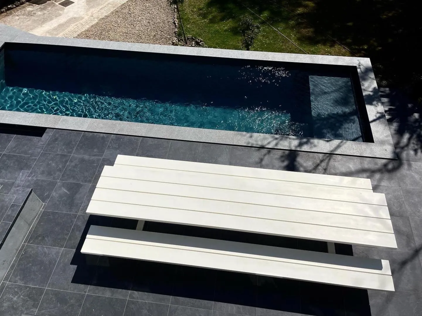 Pool view in La Villa 1901