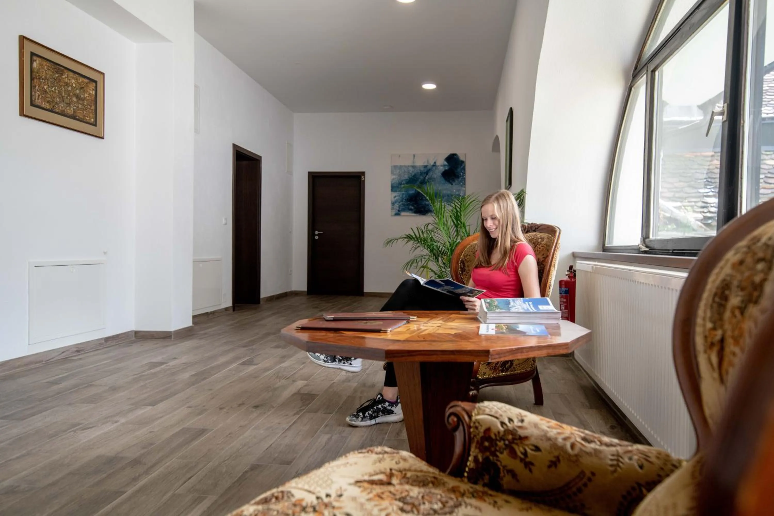 Seating area in Guesthouse Stari Mayr
