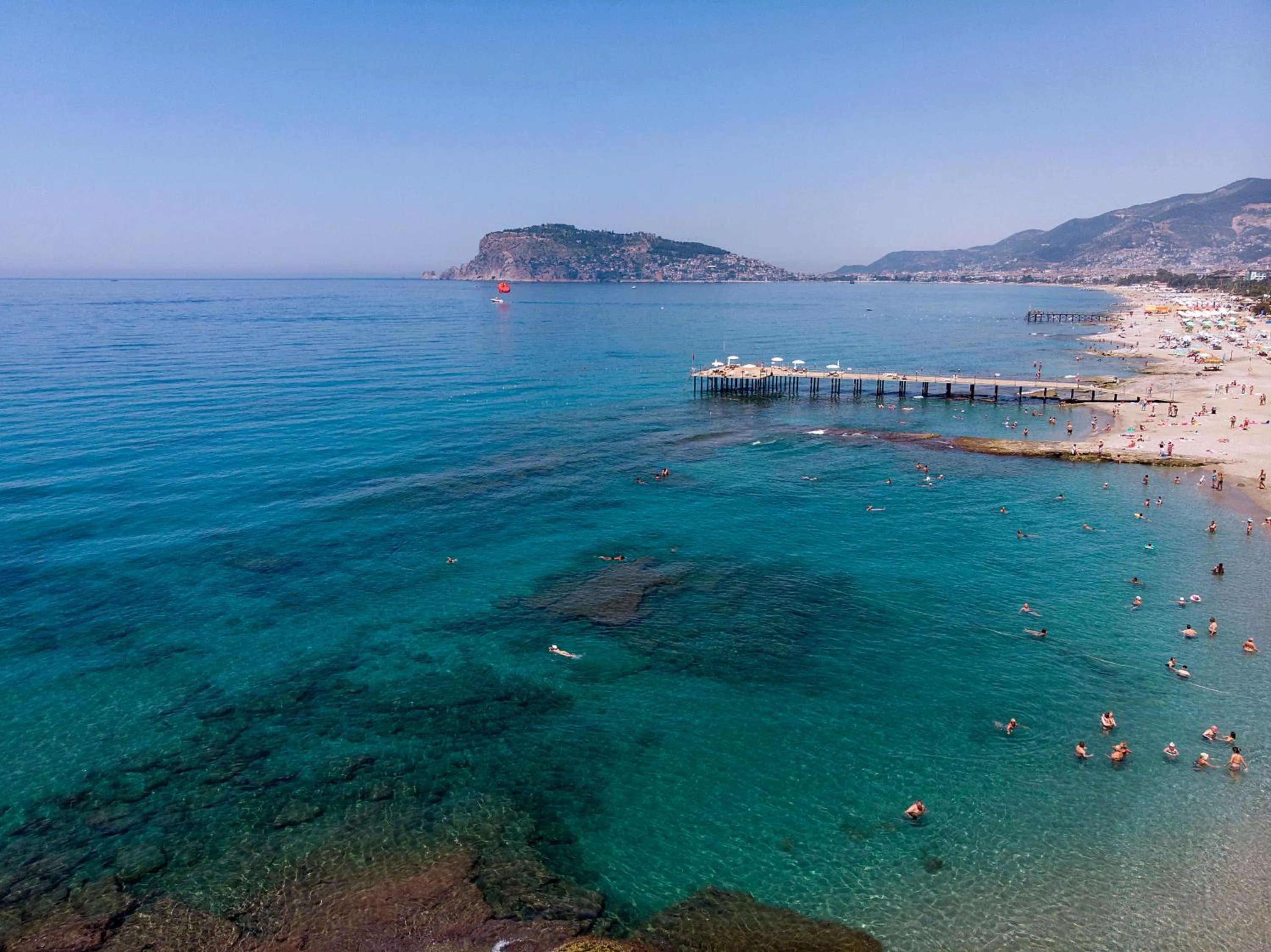 Beach in Oba Time Hotel