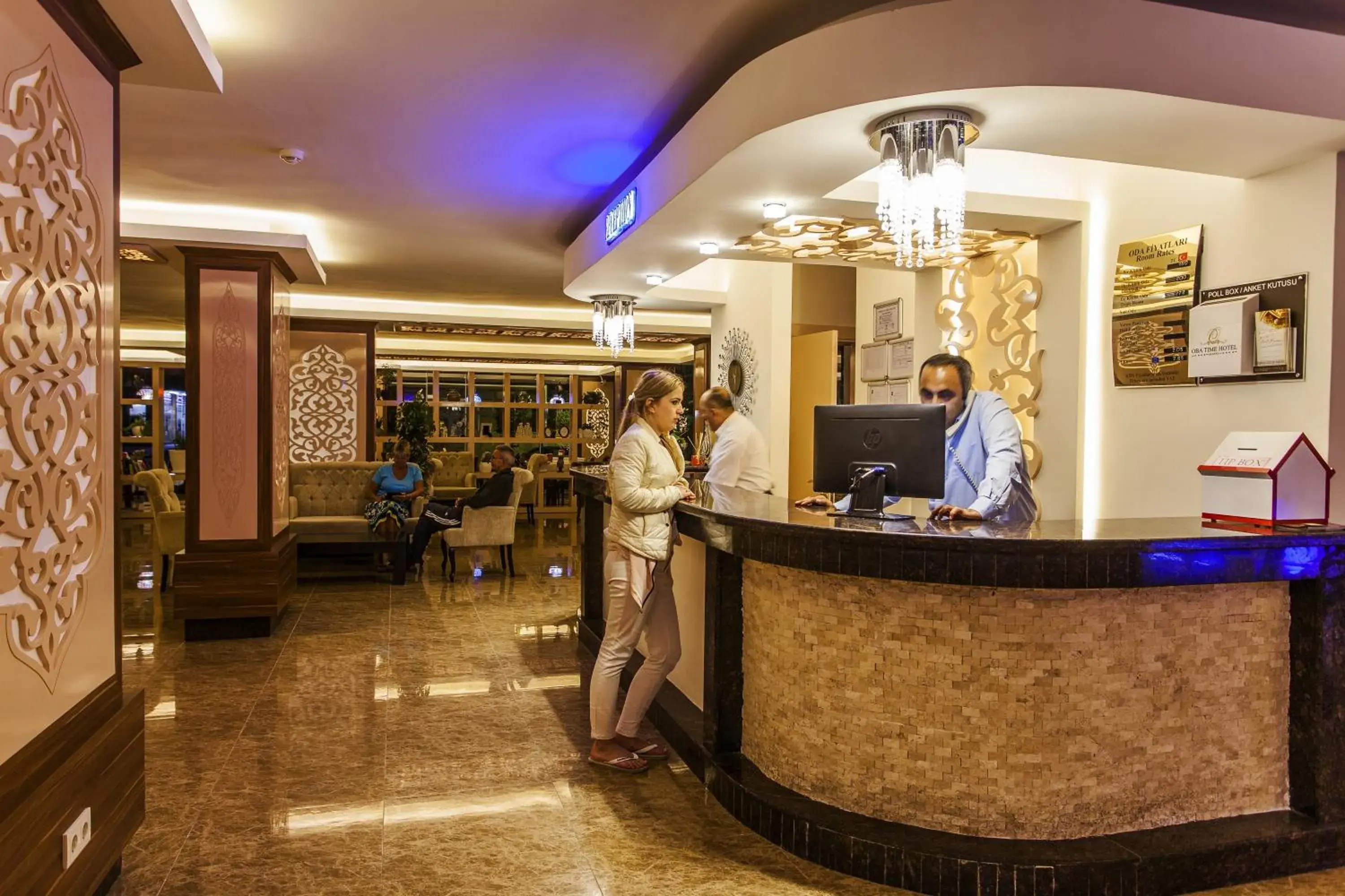 Lobby or reception, Lobby/Reception in Oba Time Hotel