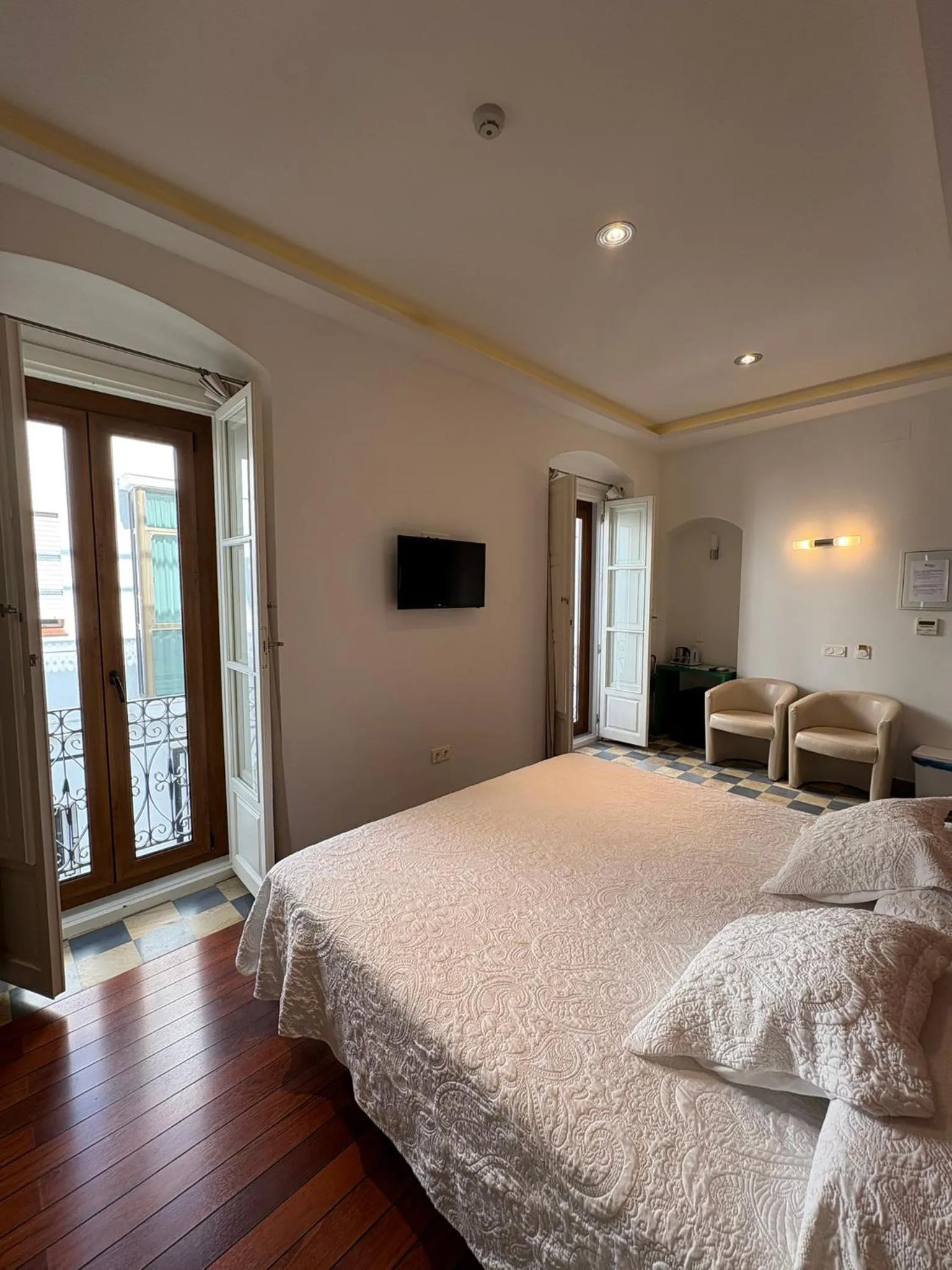 Bed in Hostal El Alojado de Velarde
